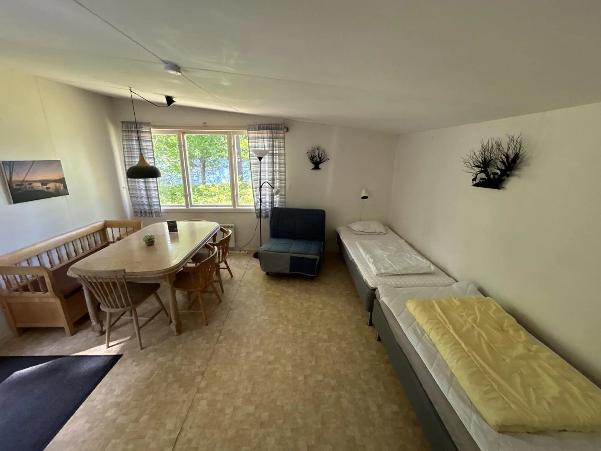 Bed in Långasjönäs Camping & Stugby