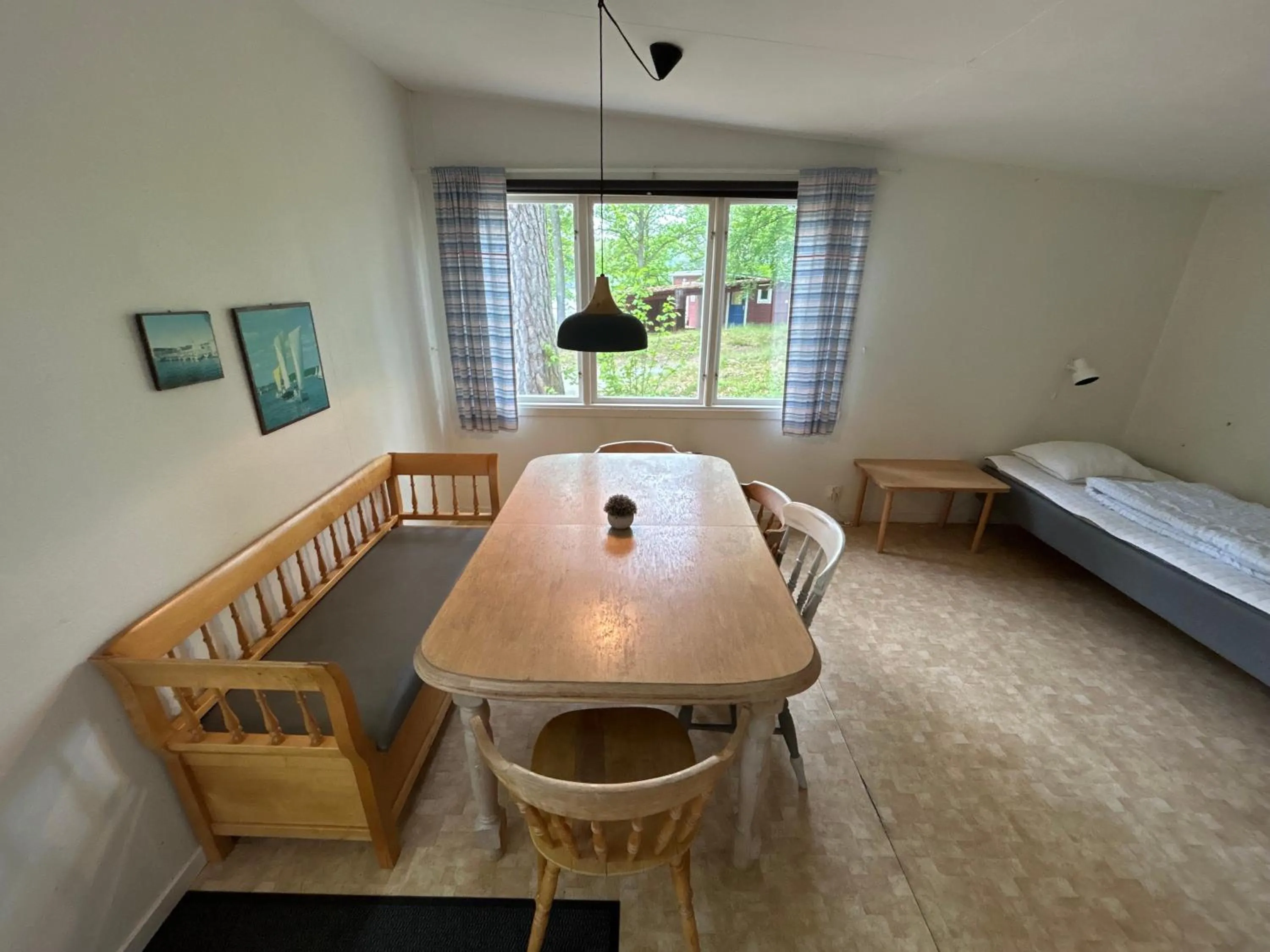 Bed in Långasjönäs Camping & Stugby