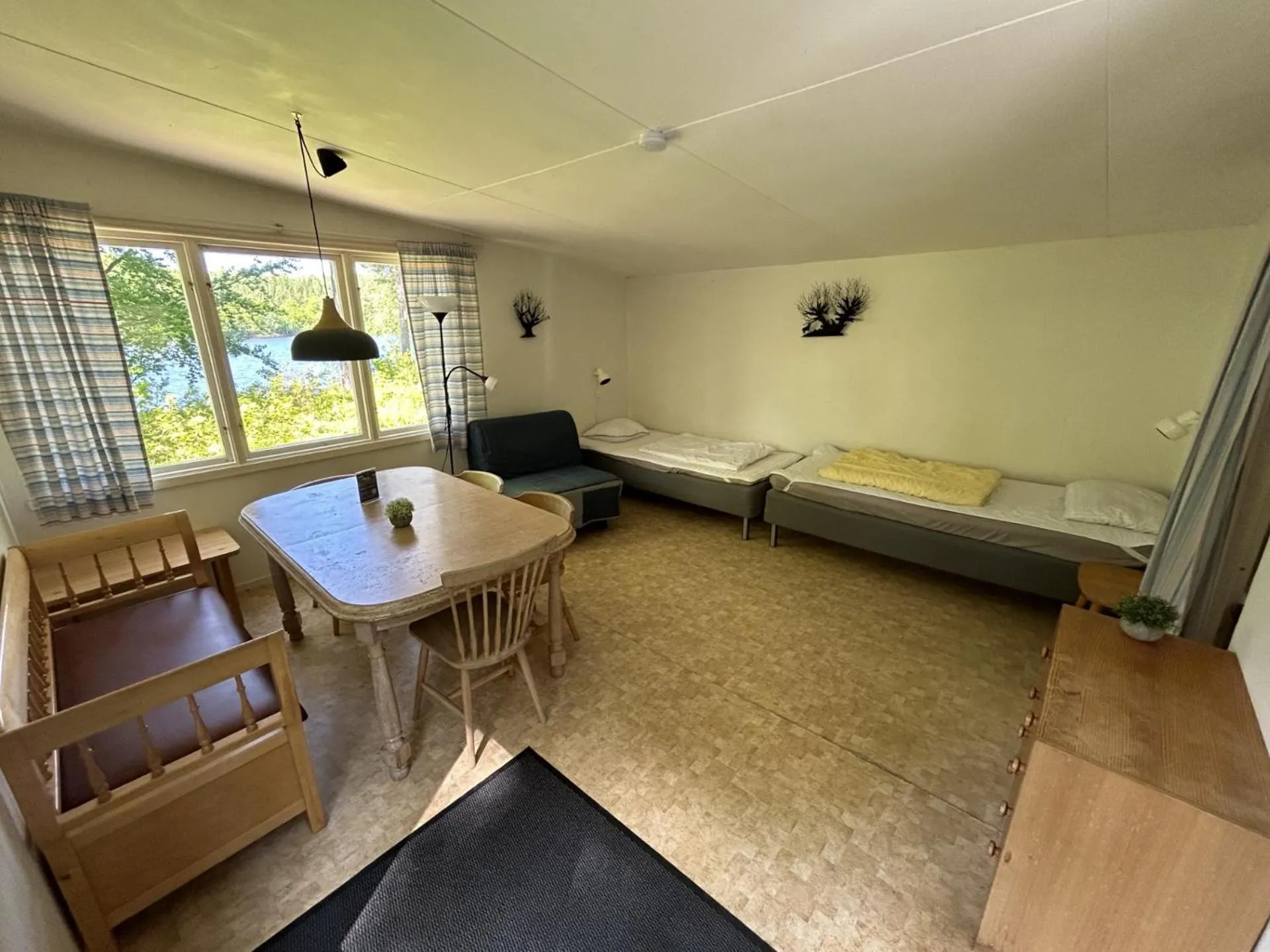 Bed in Långasjönäs Camping & Stugby