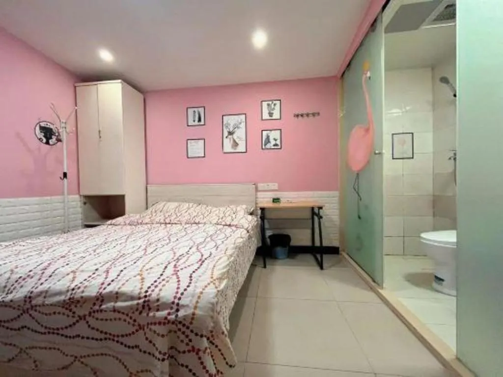 Bed in Lianyungang Jianyuan Hotel