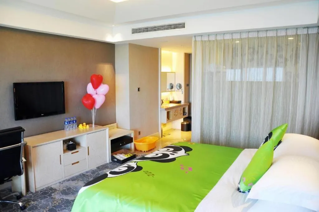 Bed in Grand Skylight International Hotel Gongqingcheng