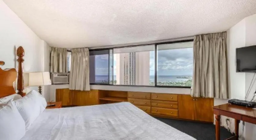 Bed in Marina Tower Waikiki