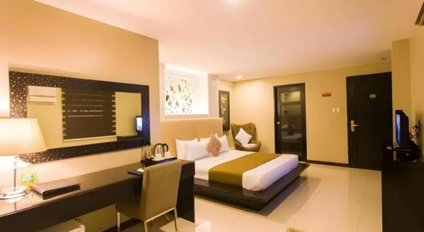 Bed in L Square Hotel