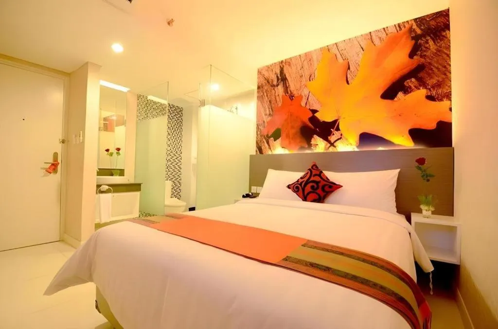 Bed in Clay Hotel Jakarta