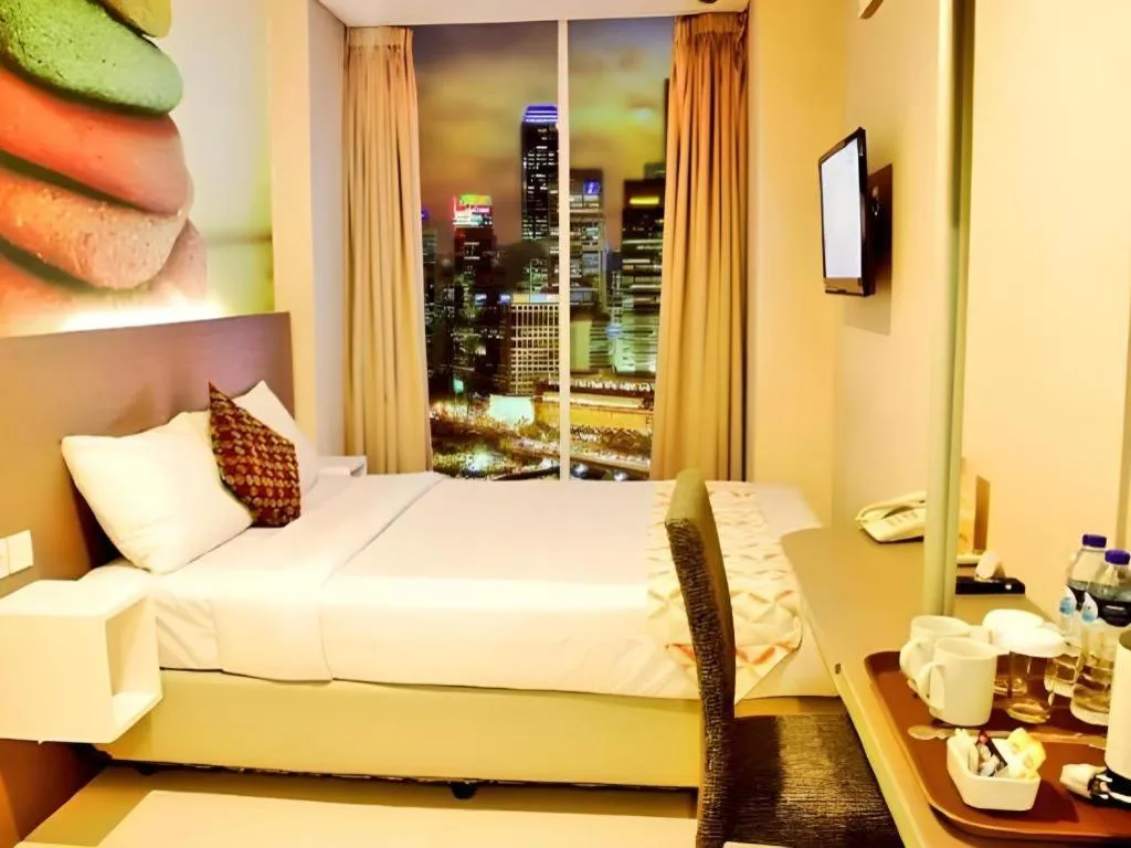 Bed in Clay Hotel Jakarta