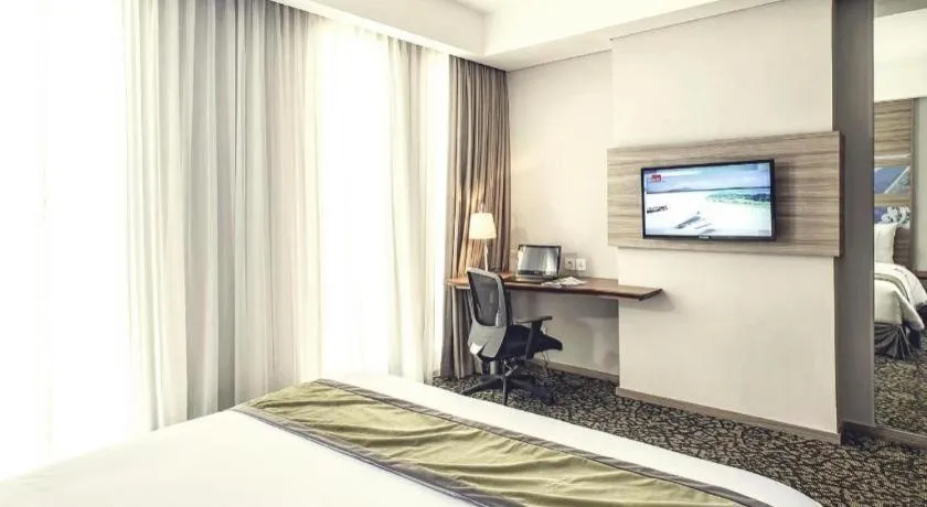 Bed in Hotel GranDhika Iskandarsyah