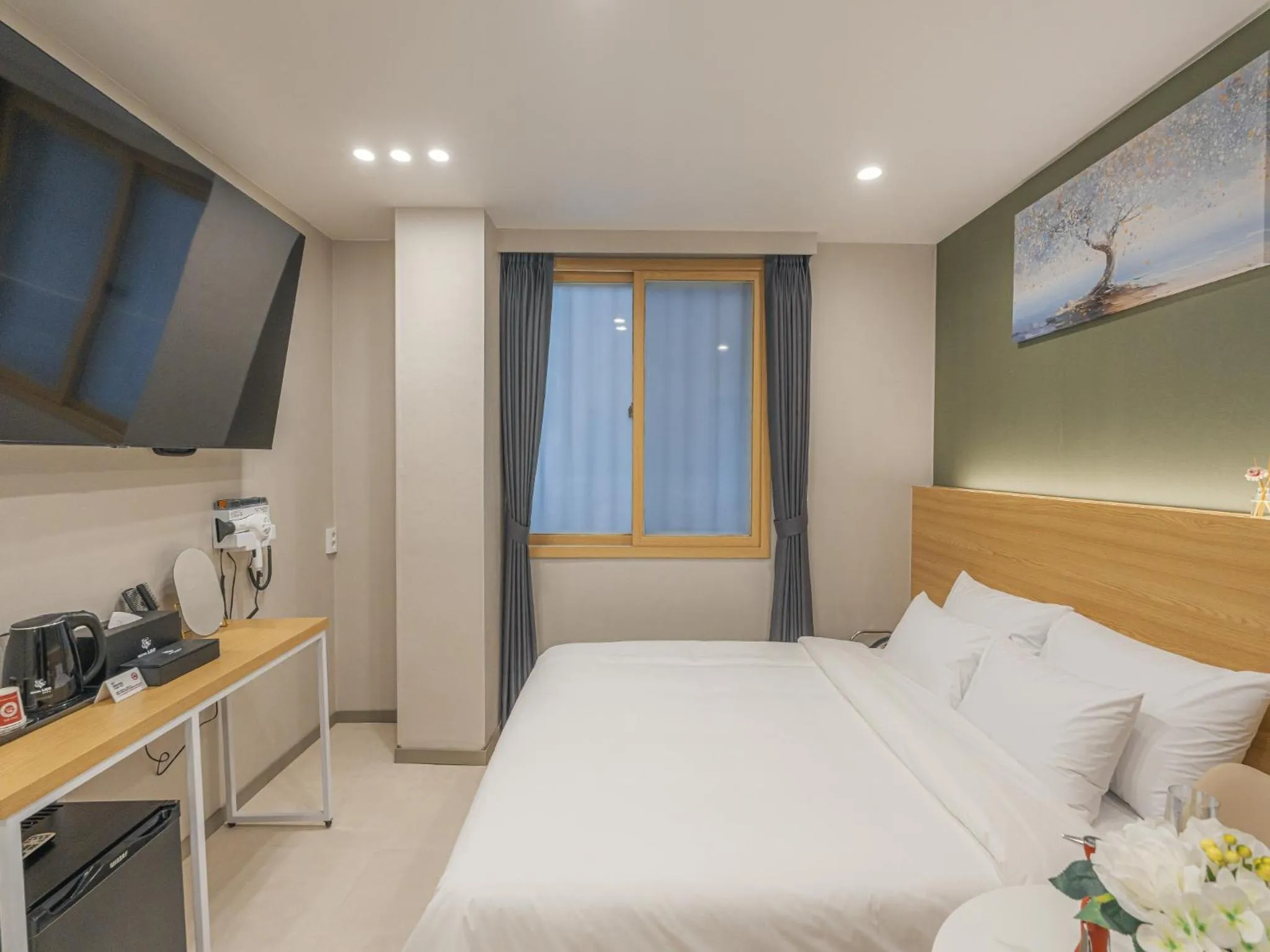 Bed in Hotel Leo Changwon Central Branch