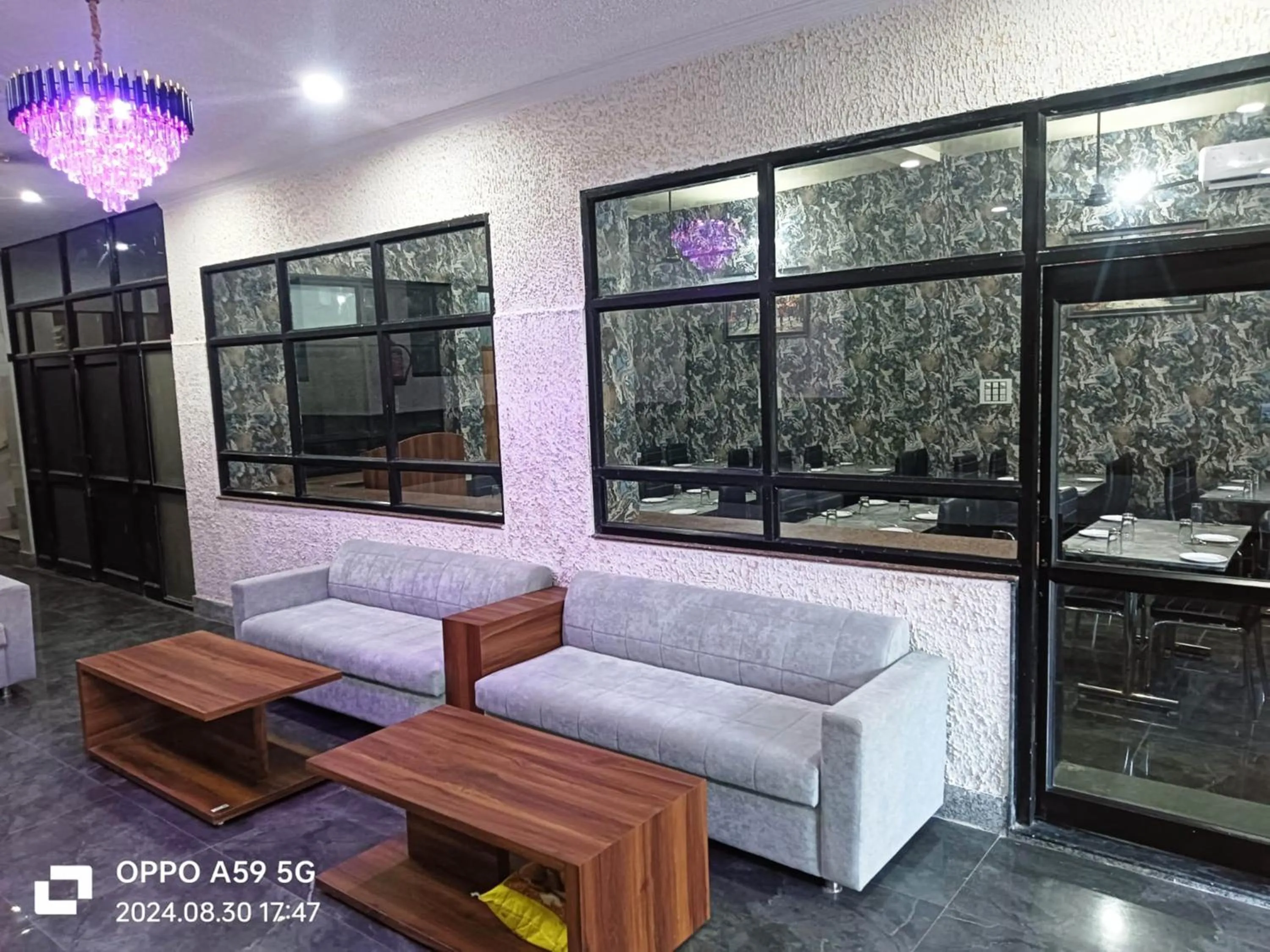 Seating area in ShriGo Hotel Pushpa Residency