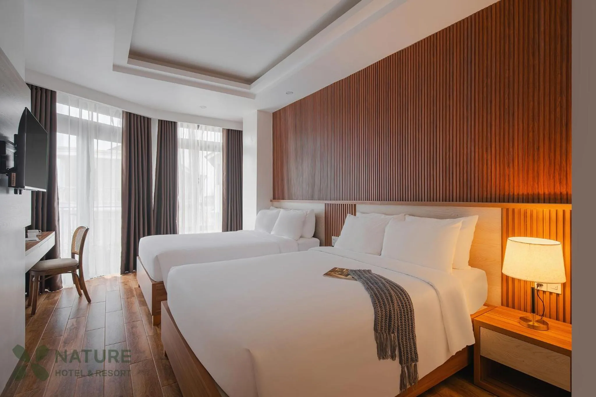 Bedroom, Bed in Nature Hotel - Nam Ky Khoi Nghia