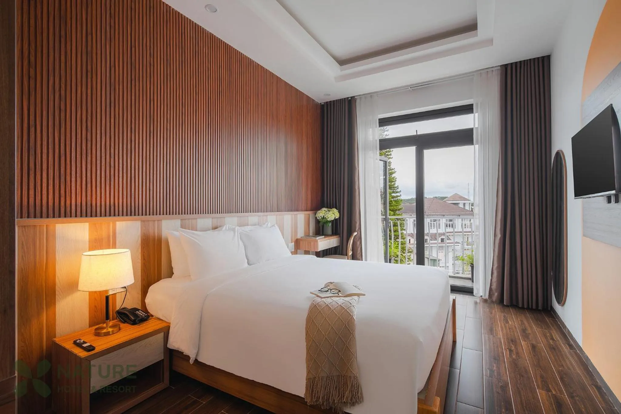 Bedroom, Bed in Nature Hotel - Nam Ky Khoi Nghia