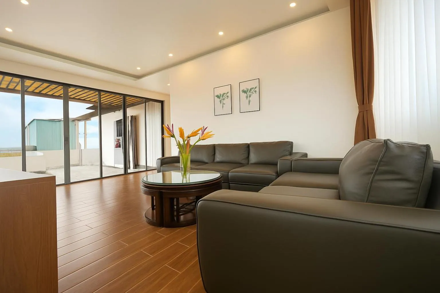 Living room in Nature Hotel - Nam Ky Khoi Nghia