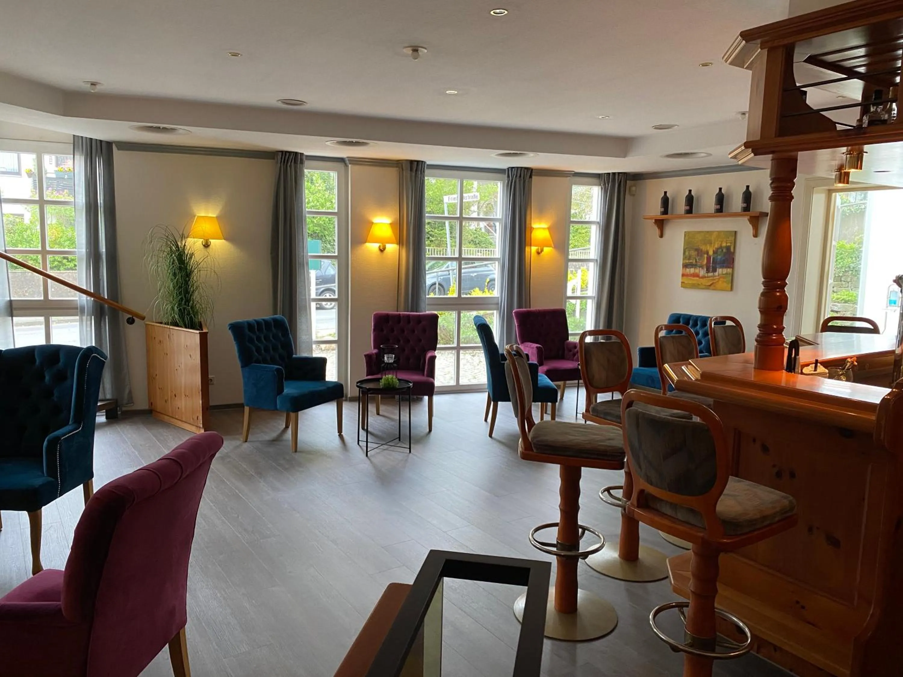 Lounge or bar in Weinhotel Römerbad