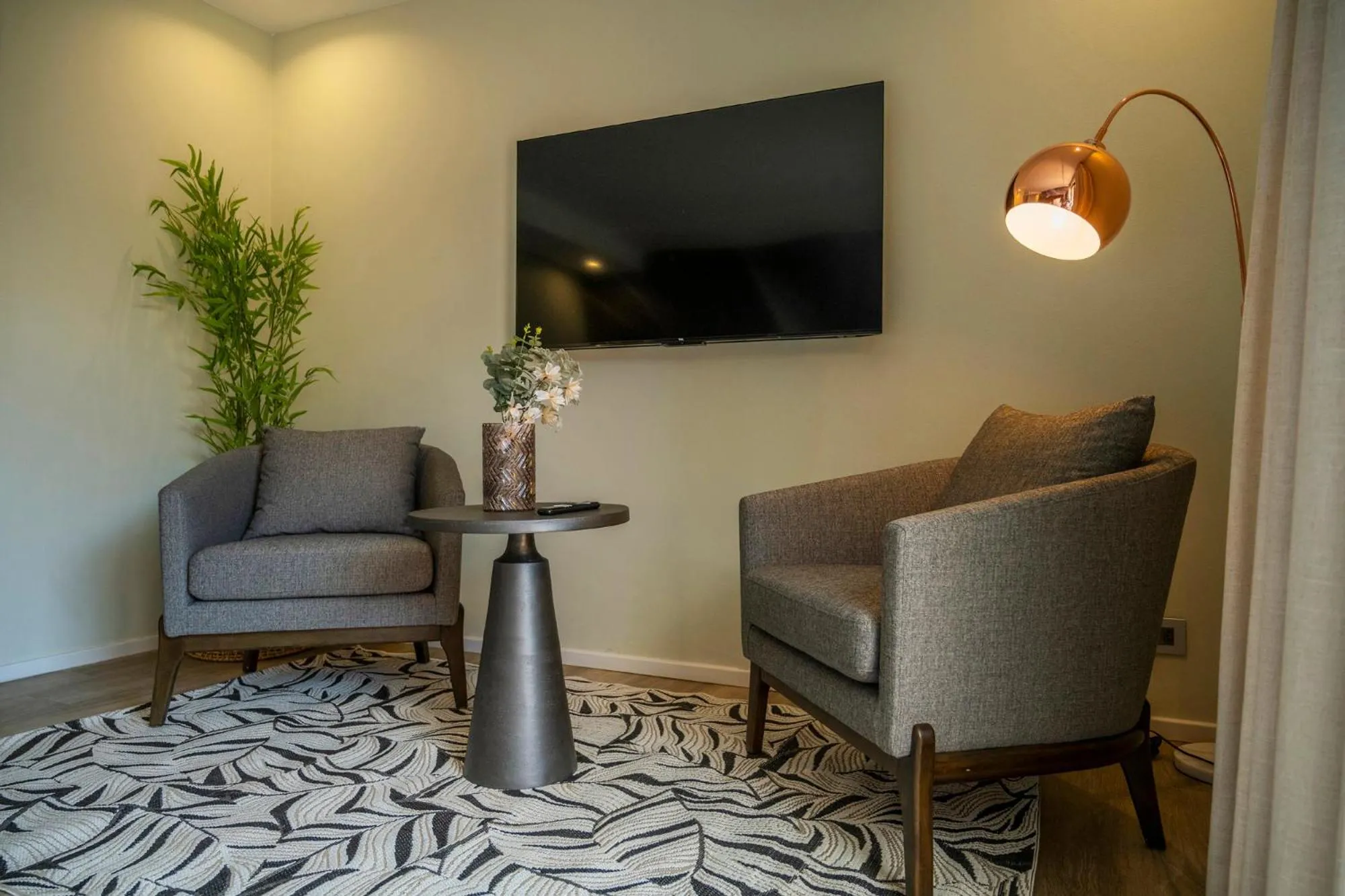 Seating area in 258 Hotel