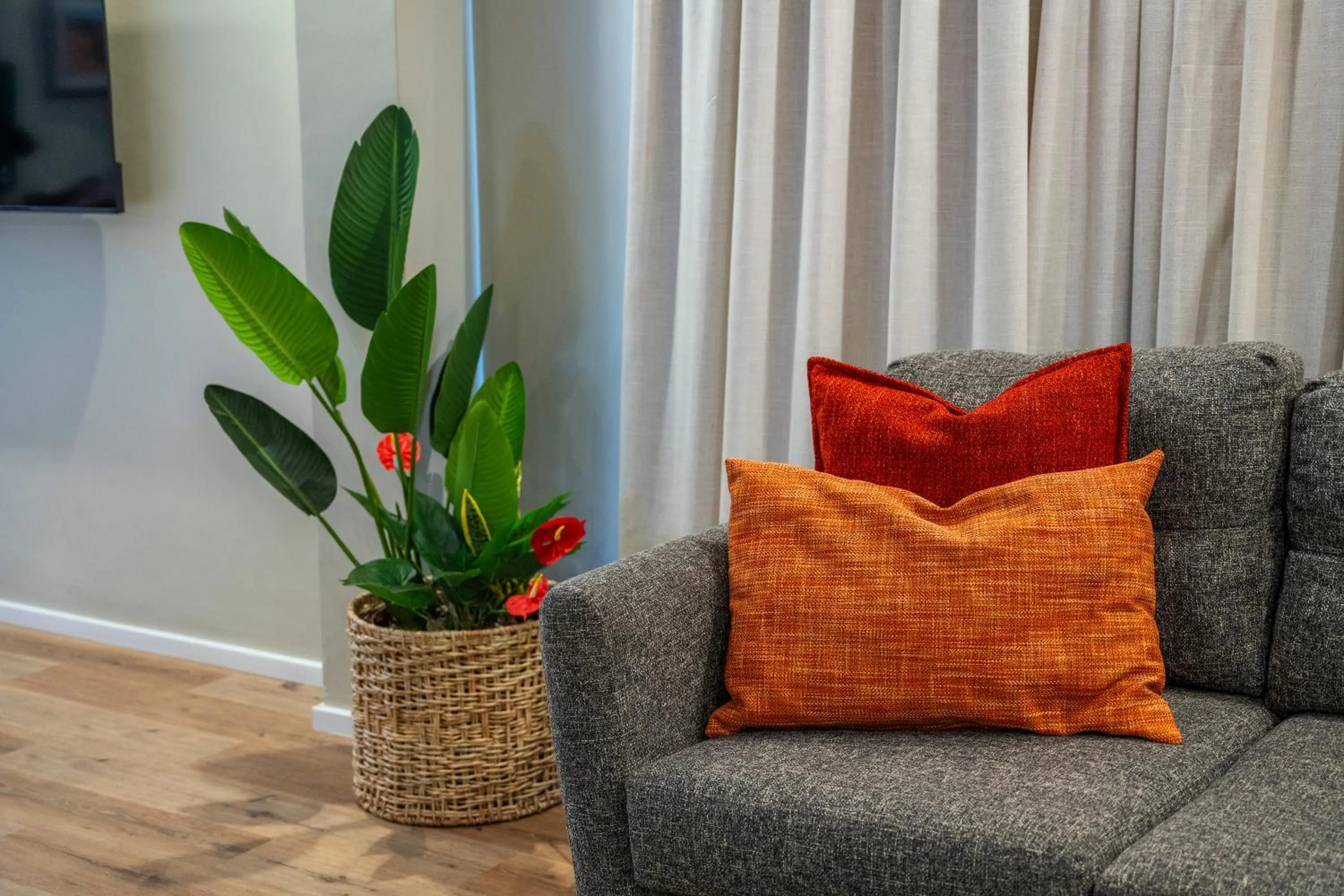 Seating area in 258 Hotel