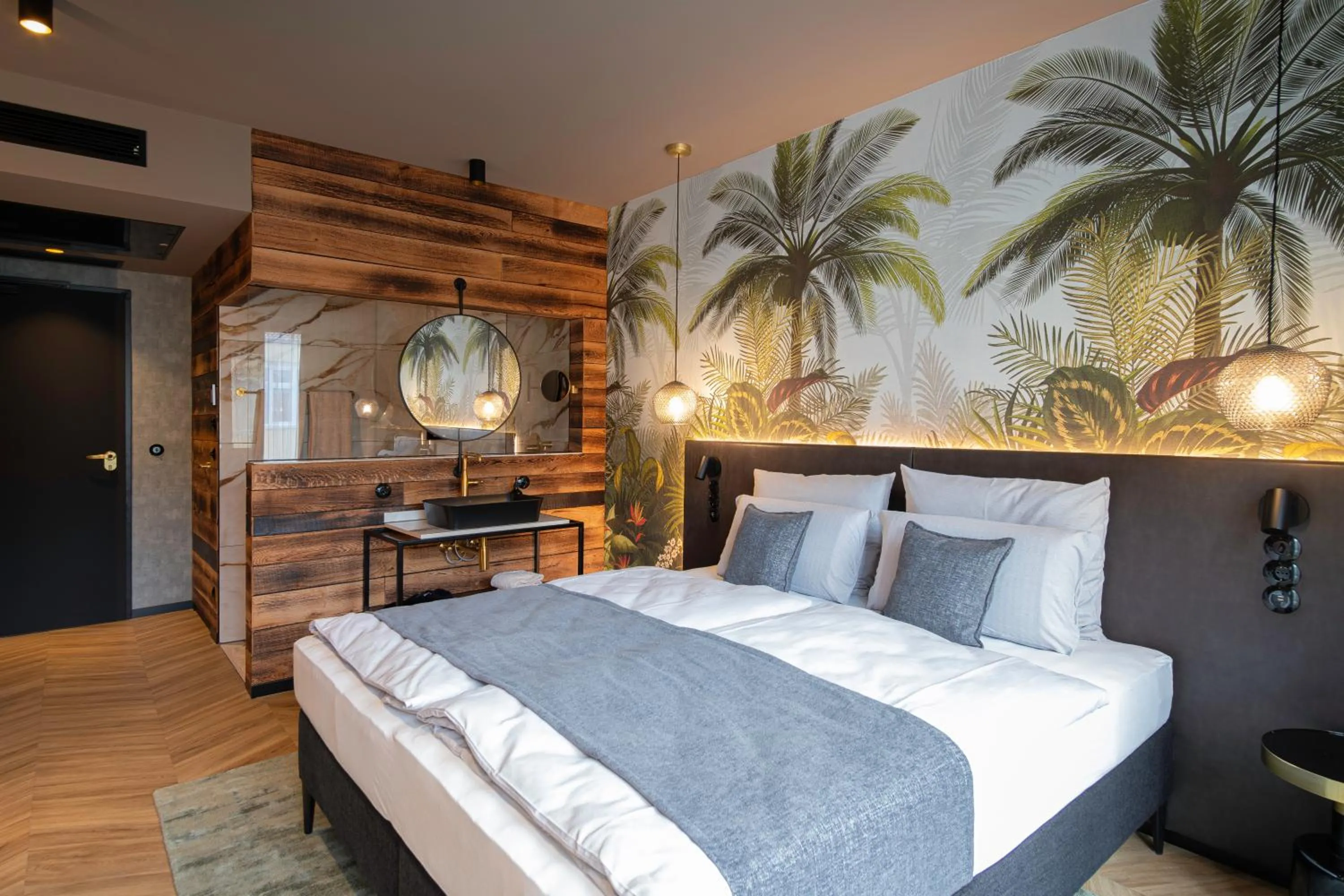 Bed in AMIA Hotel Singen