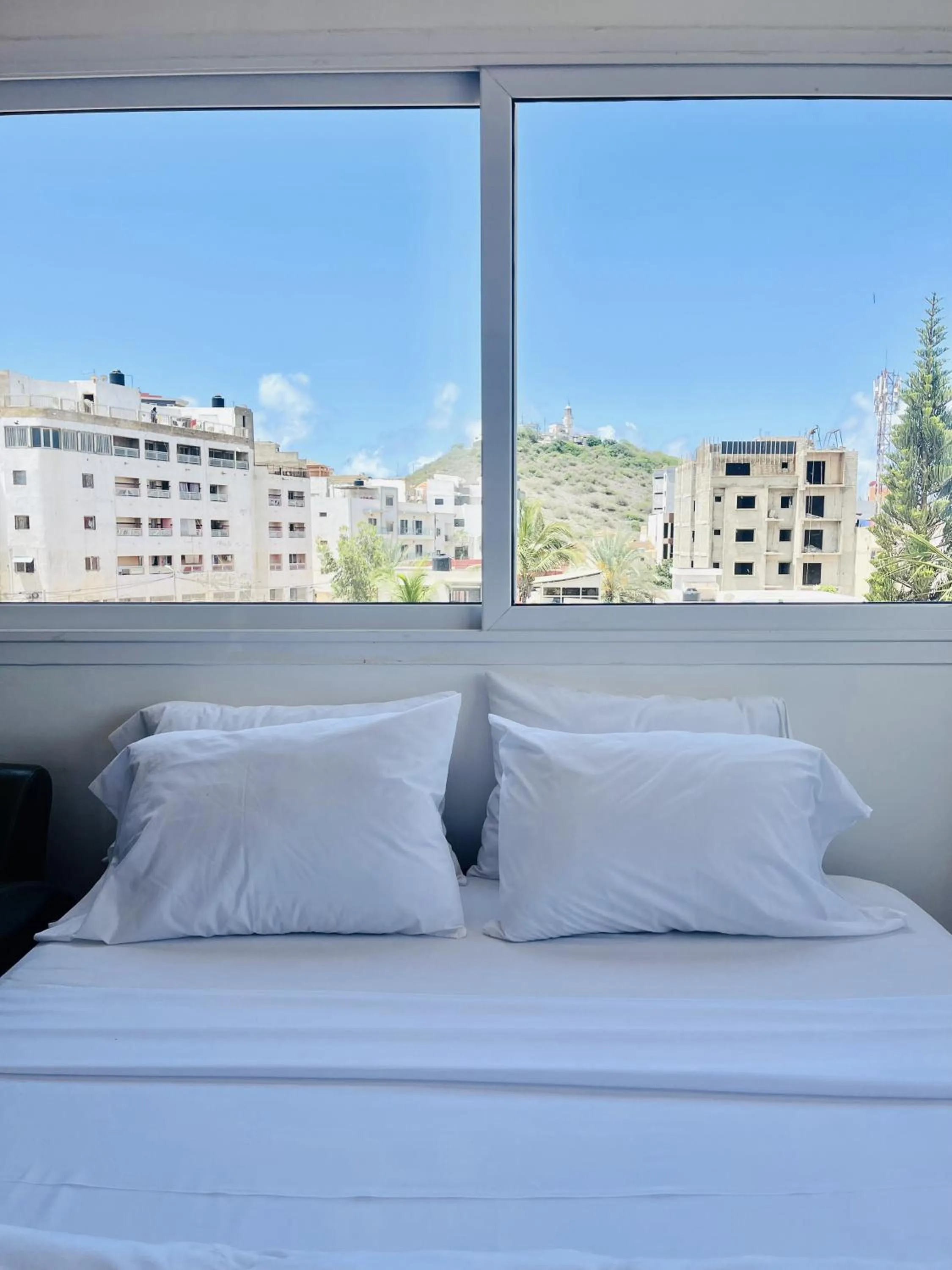 Bed in Hôtel Darou Khoudoss