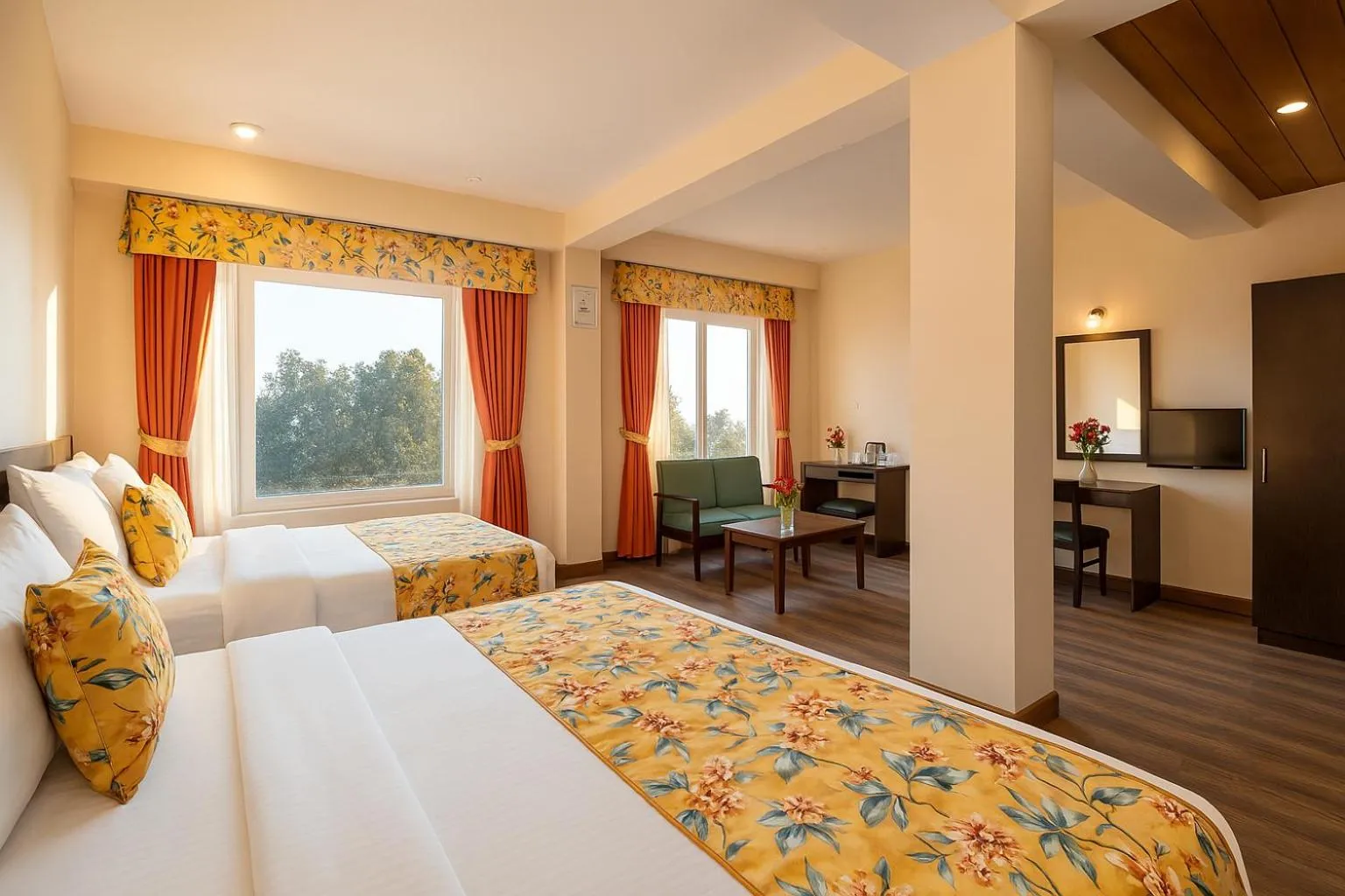 Bed in Summit Namnang Courtyard & Spa Near Mg Marg