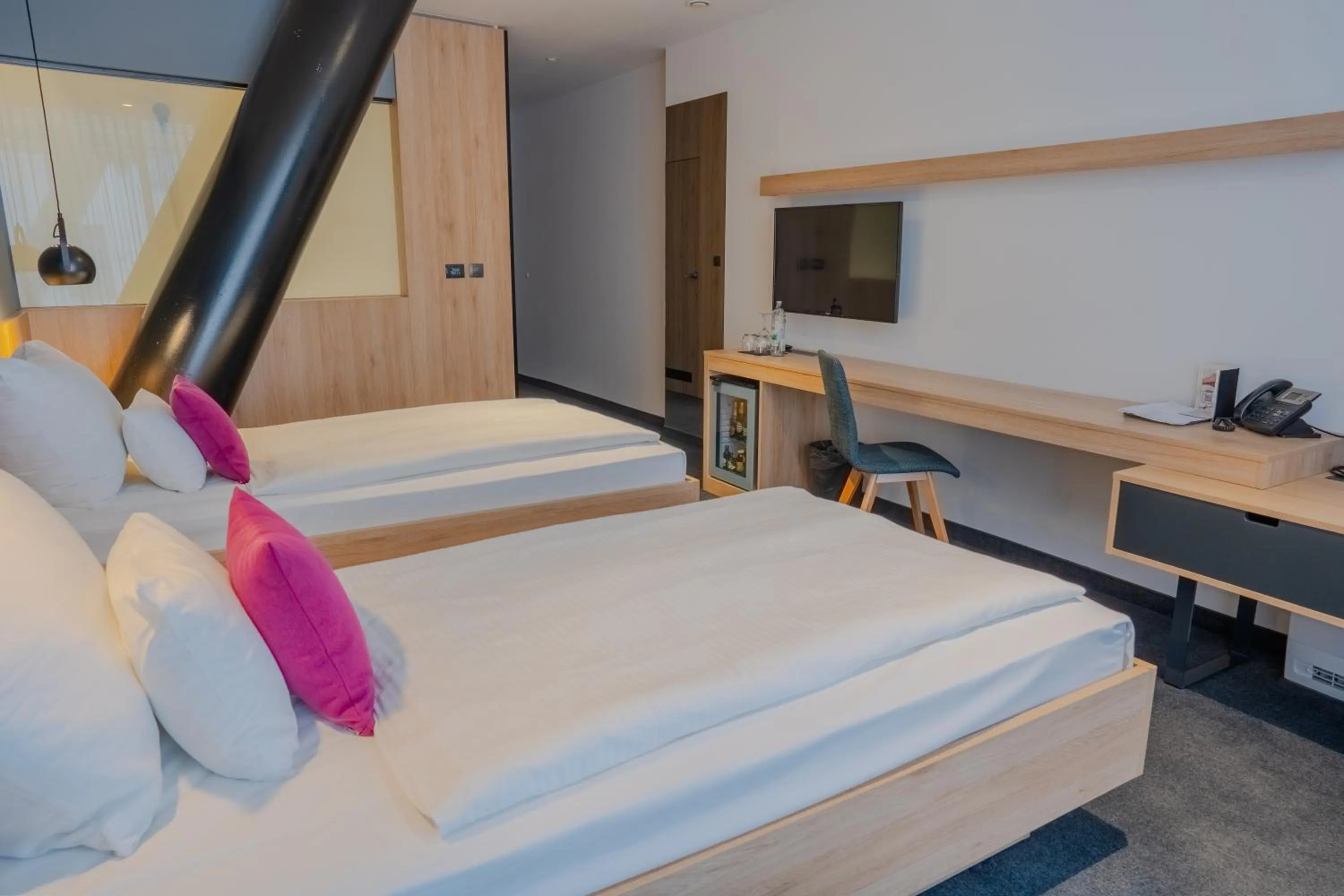 Bed in Hotel Academia