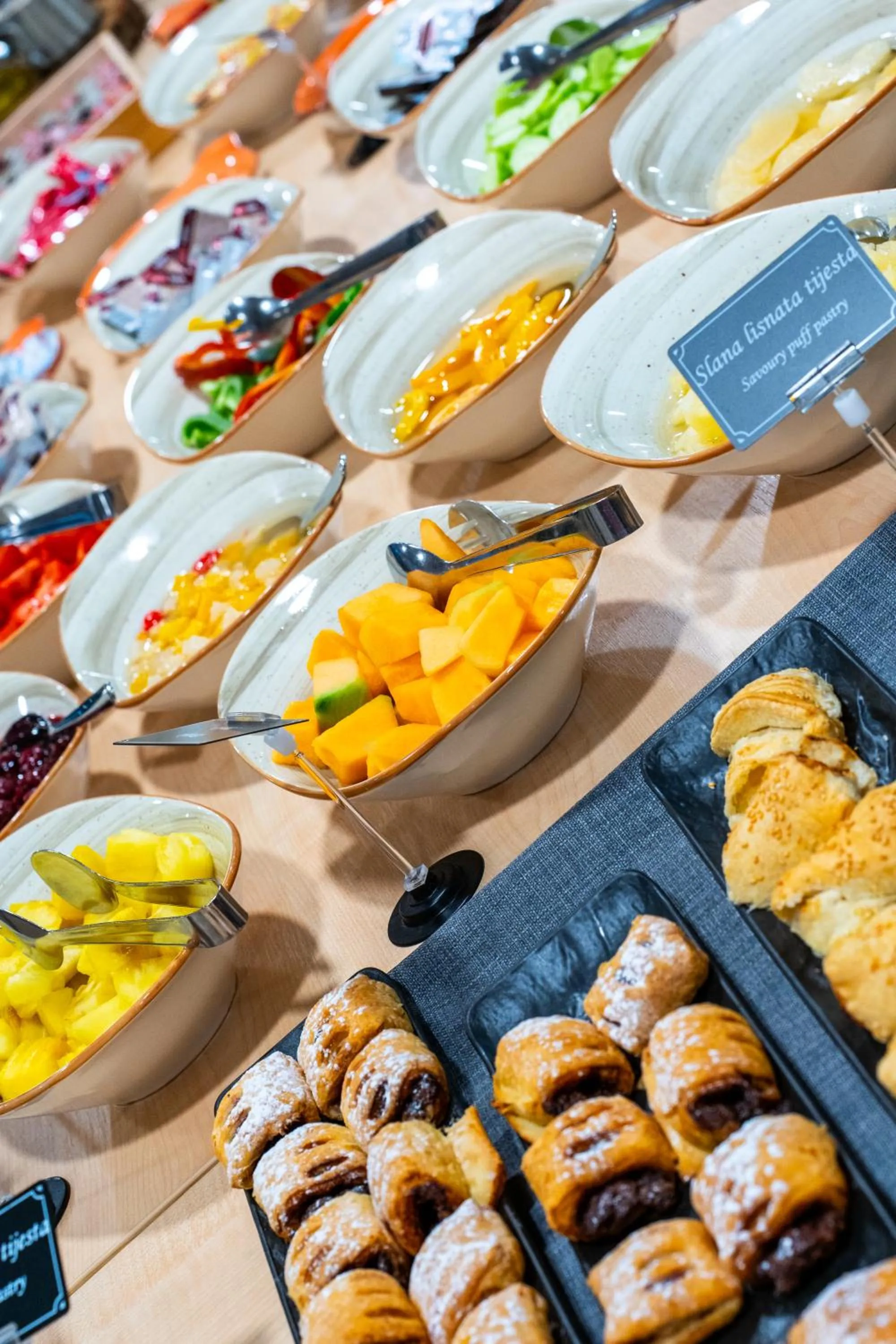 Buffet breakfast in Hotel Academia