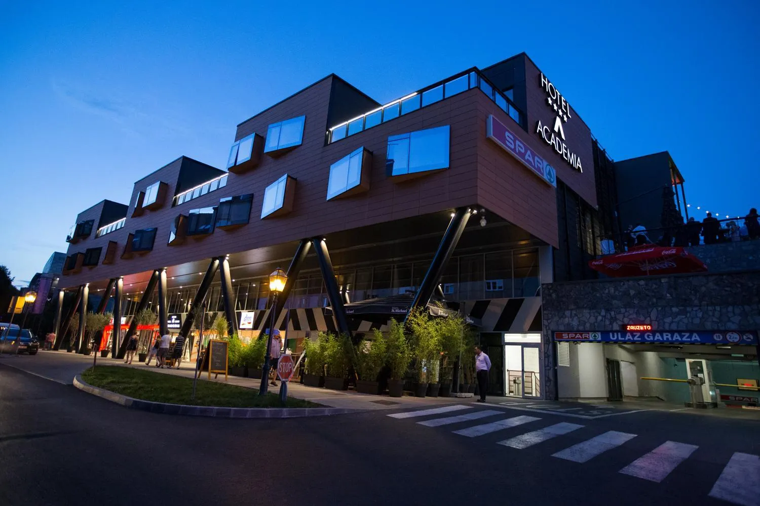 Property building in Hotel Academia