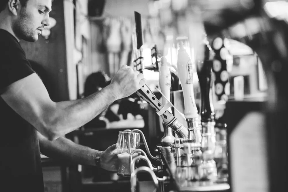 Lounge or bar in The Brown Horse Inn