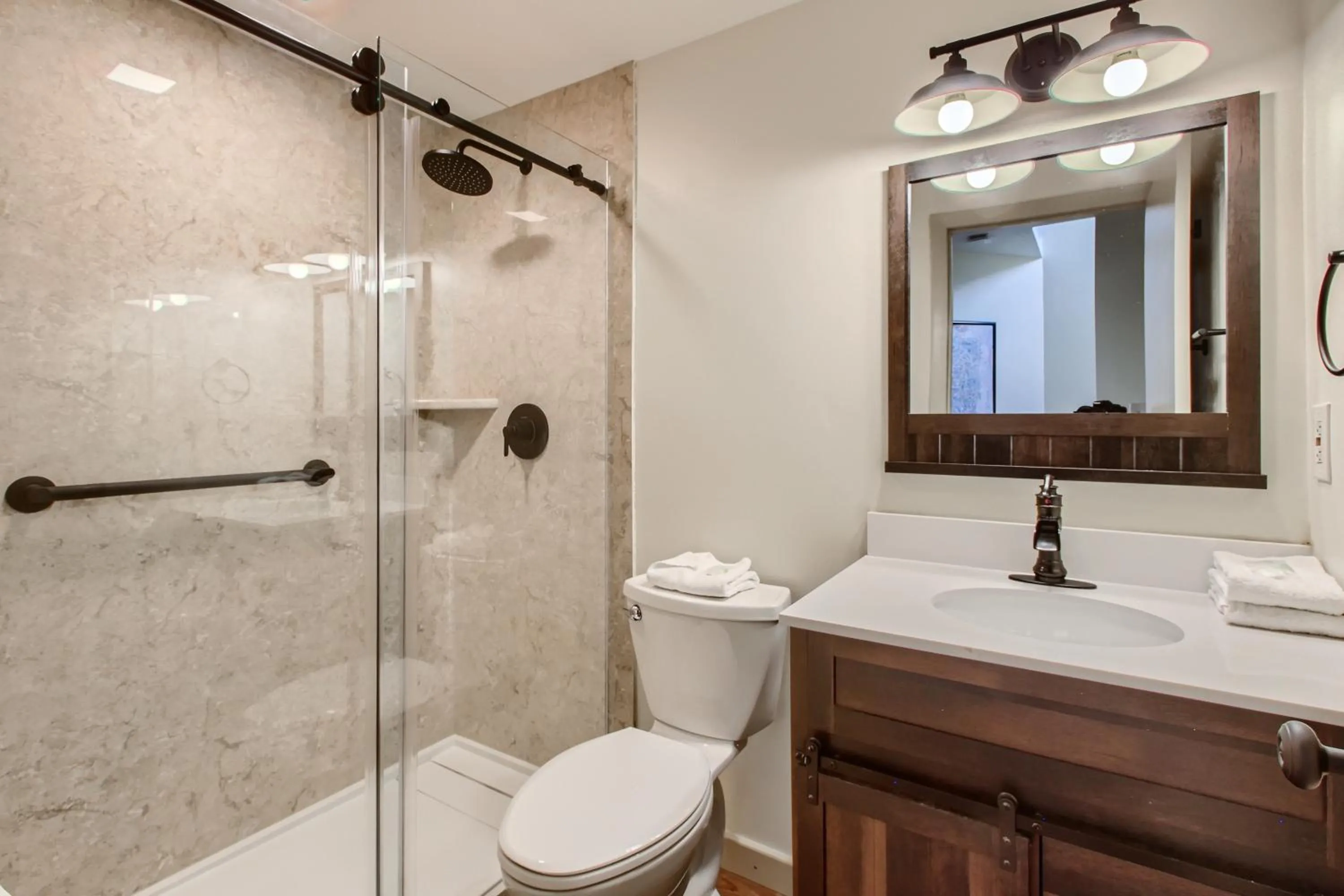 Shower in Mountain Green, Condos at Killington