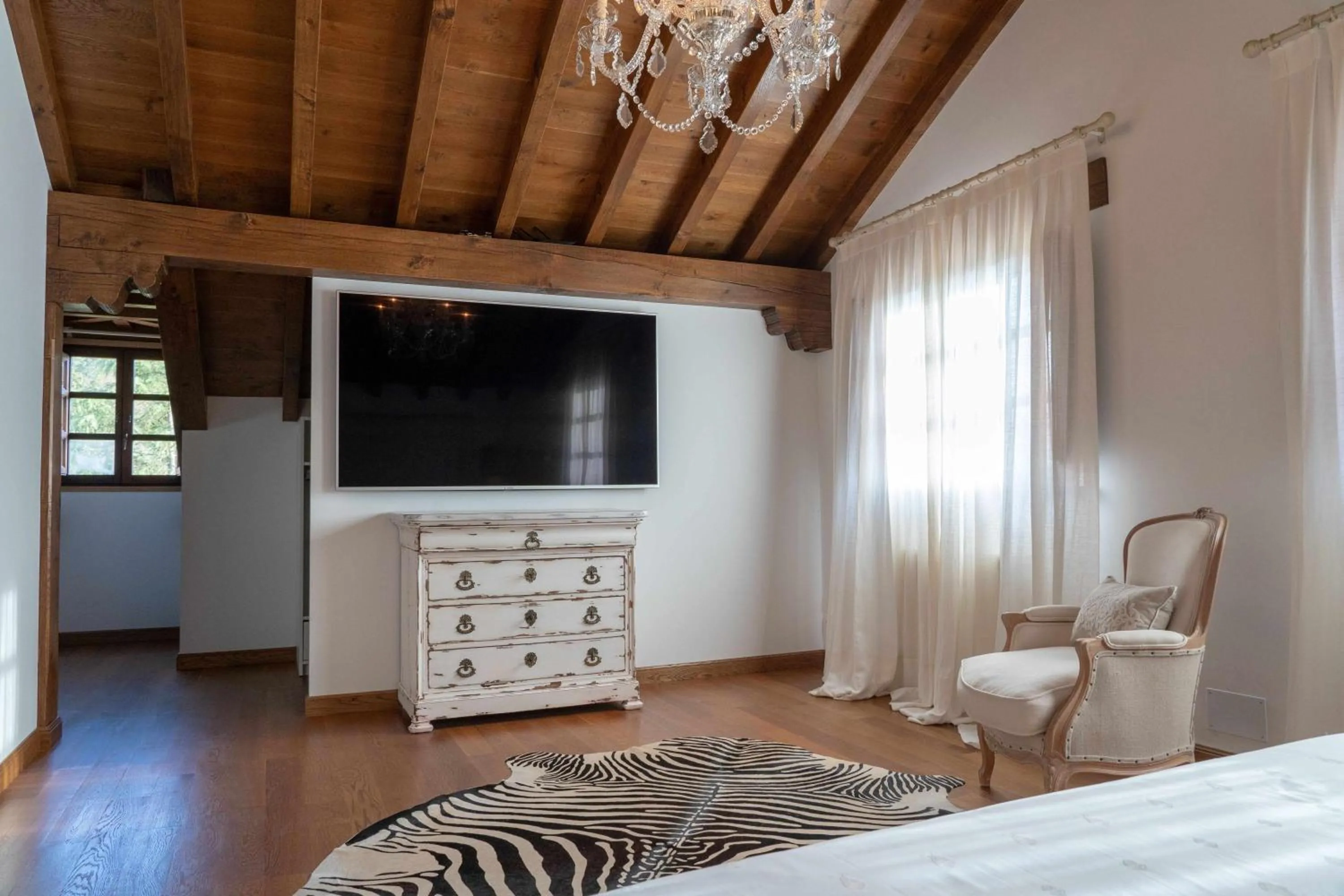 View (from property/room), Bed in Apartamentos Arcadia