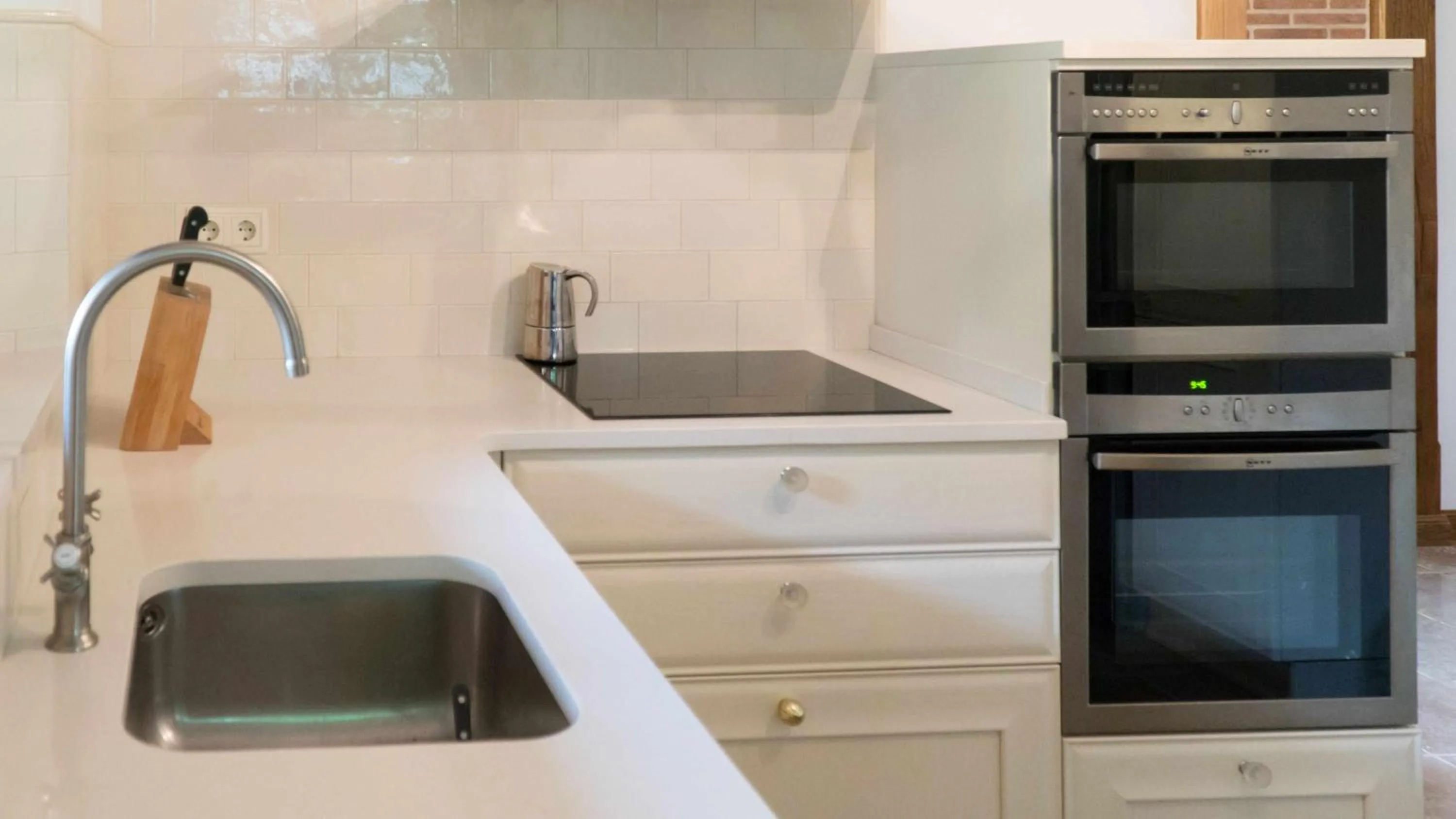 Kitchen or kitchenette in Apartamentos Arcadia