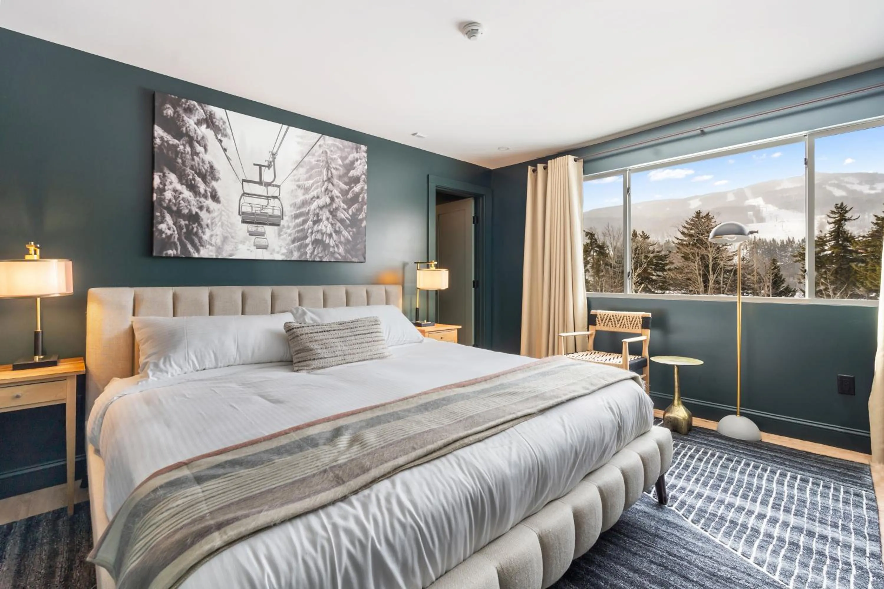 King Room with Mountain View in Inn At Mount Snow