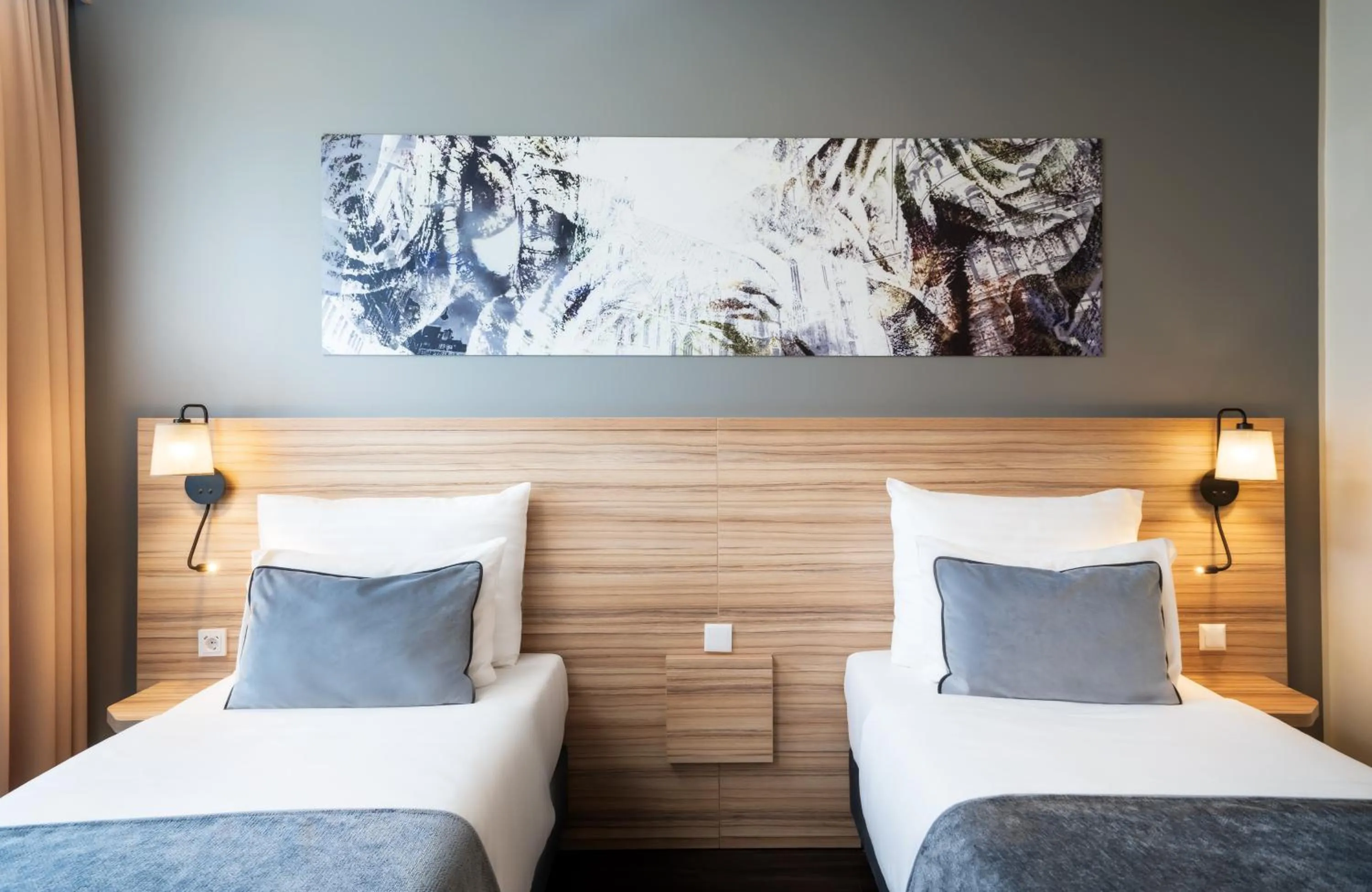 Bed in Leonardo Hotel Vienna Hauptbahnhof