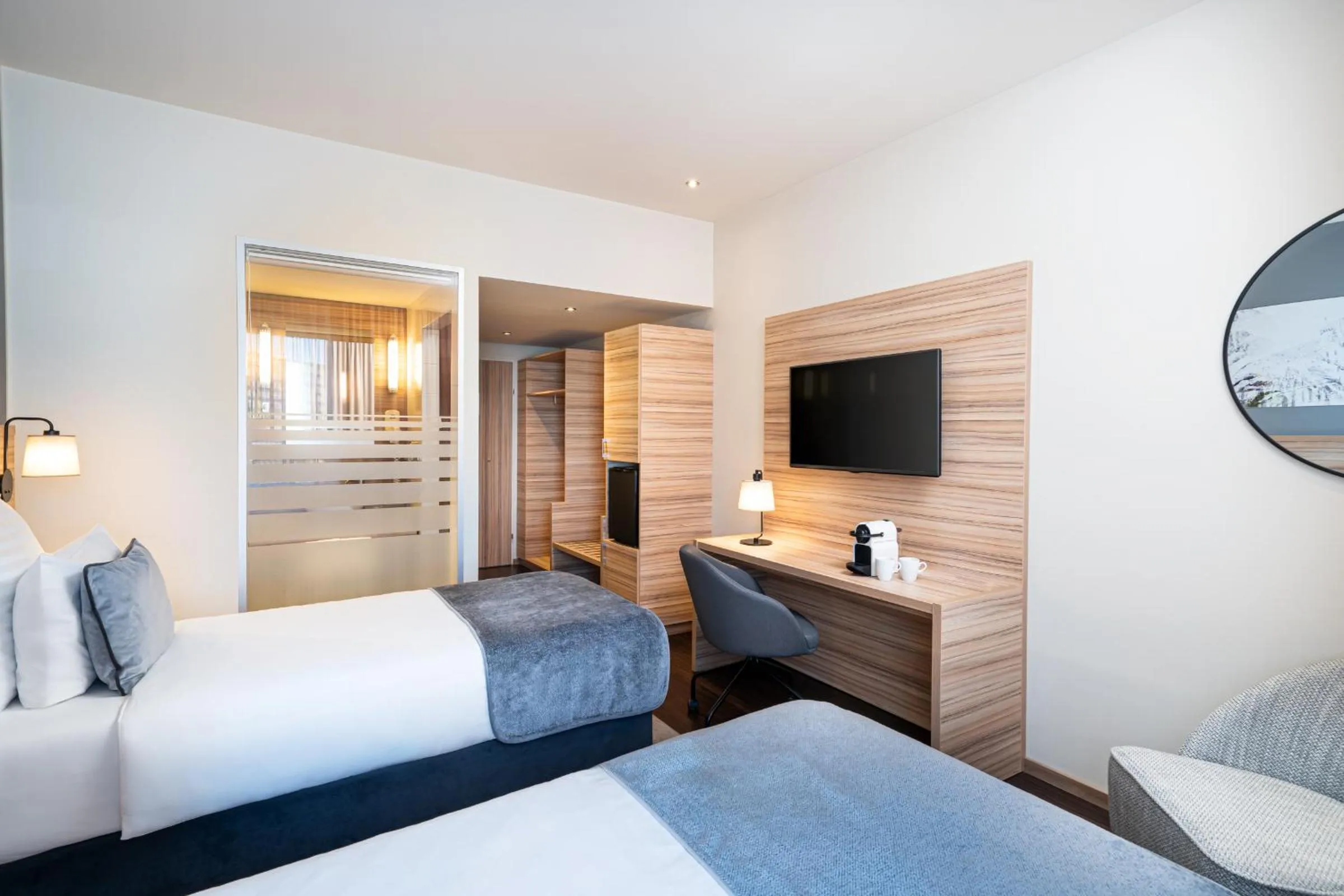 Bed in Leonardo Hotel Vienna Hauptbahnhof