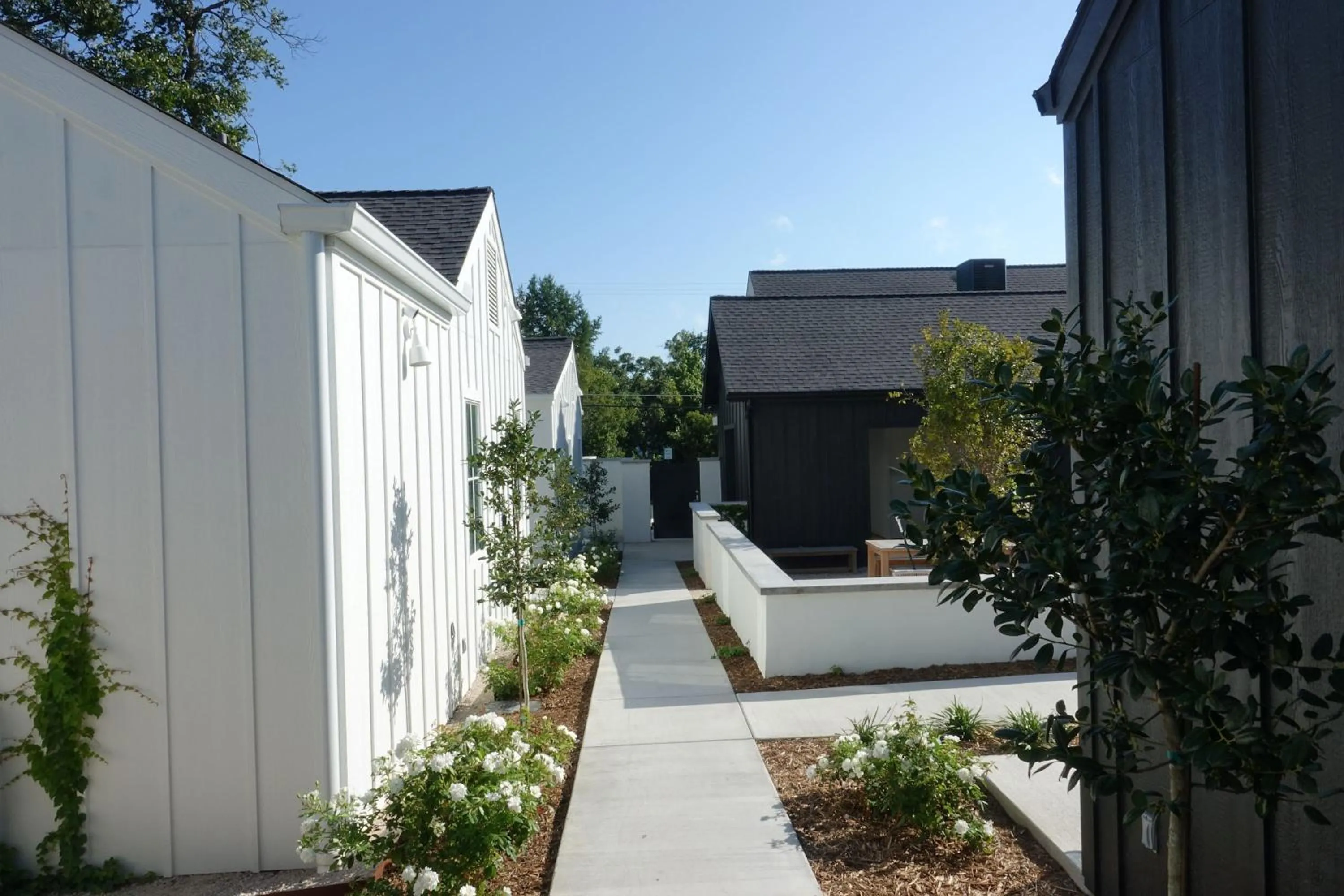 Garden in Whitetail Court Hotel