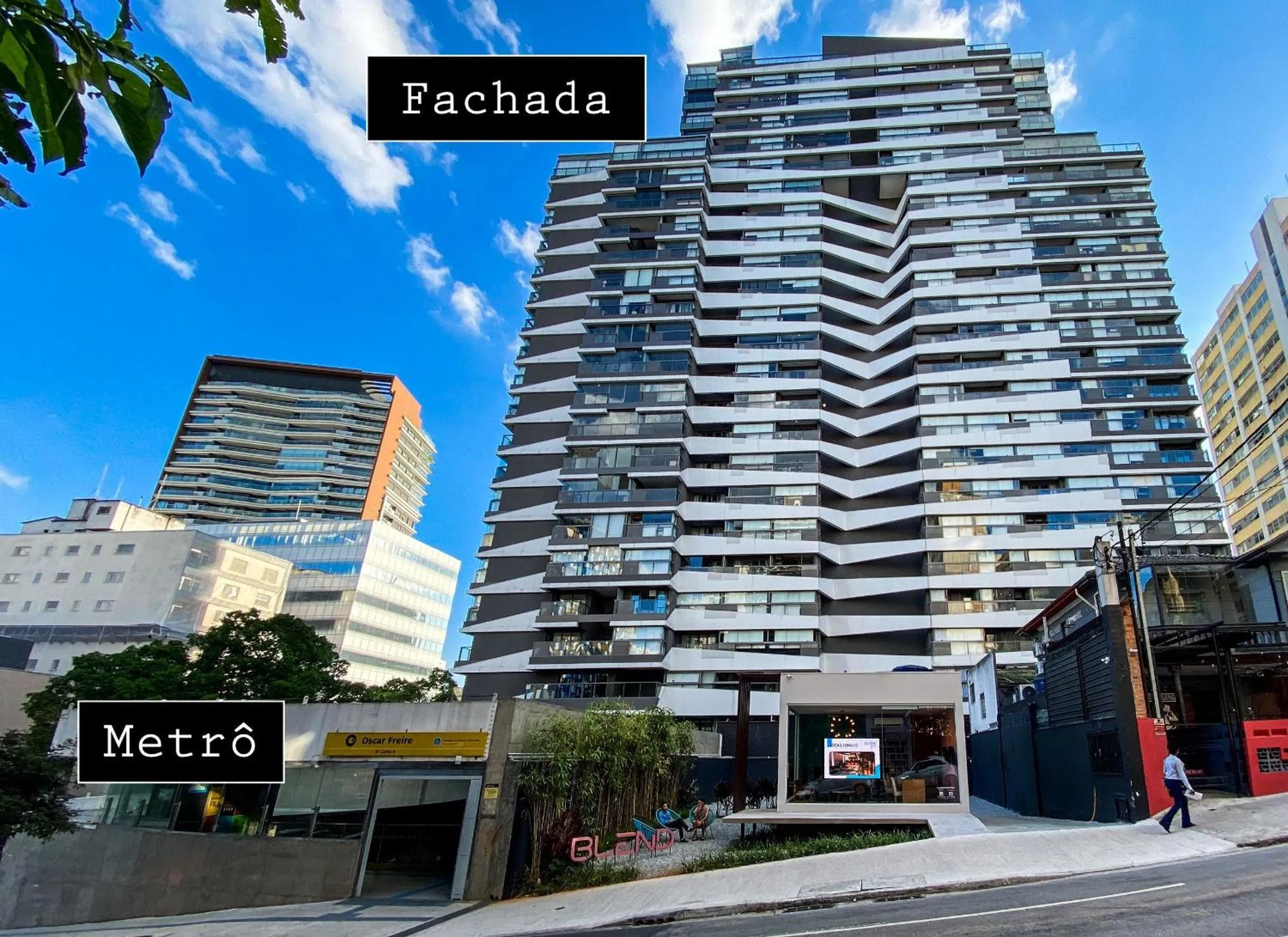 Facade/entrance in Elite Oscar Freire - Px Paulista/Hosp das Clinicas