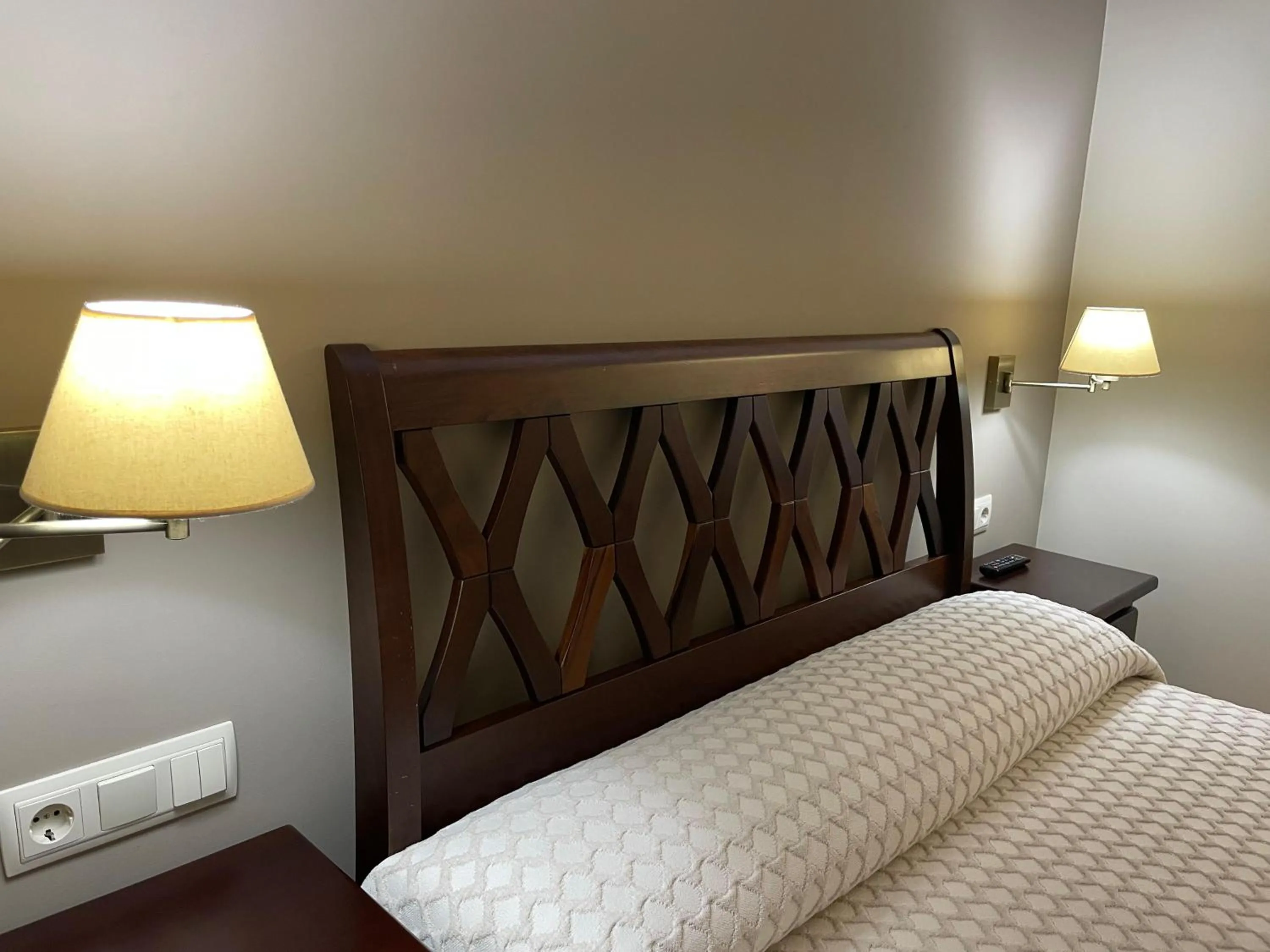 Bed in Apartamentos Río Sil