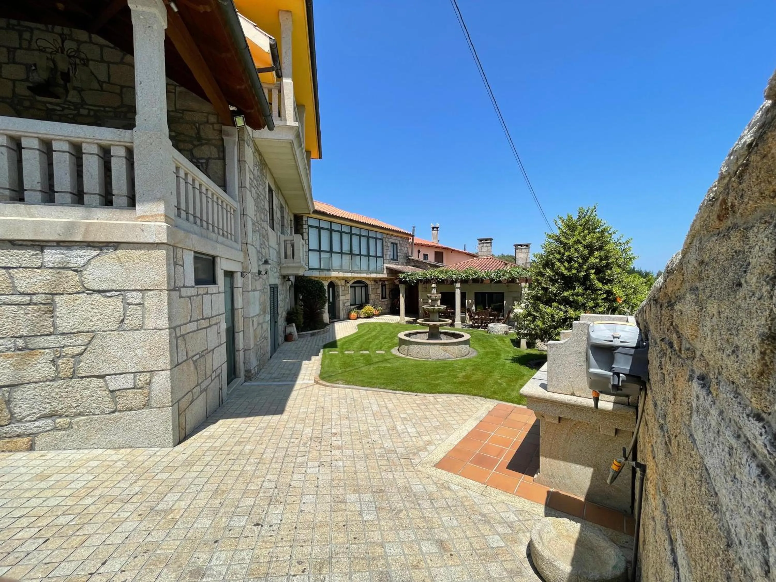 Garden in Apartamentos Río Sil