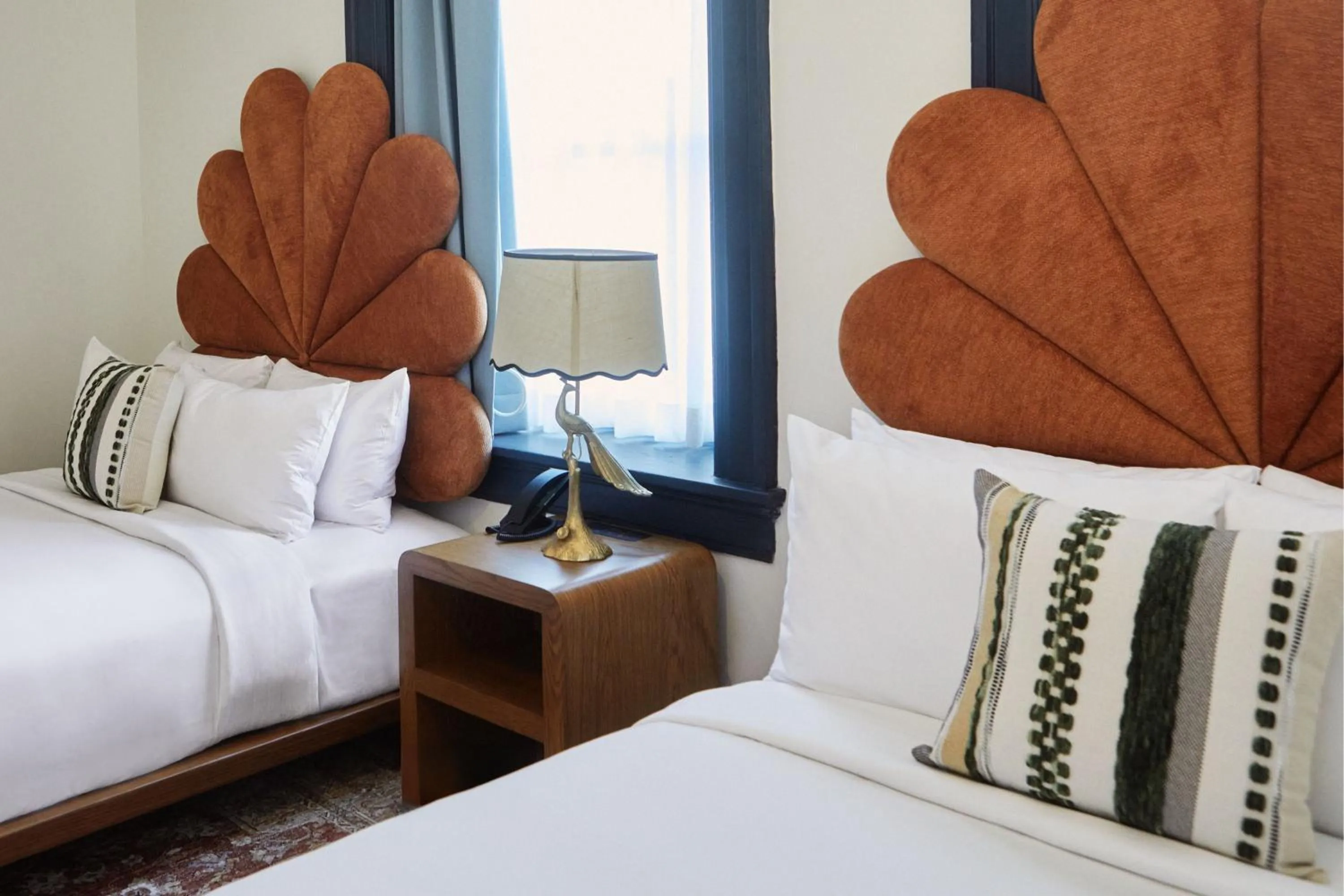 Bed in Granger Hotel San Diego, a Member of Design Hotels, part of Marriott Bonvoy