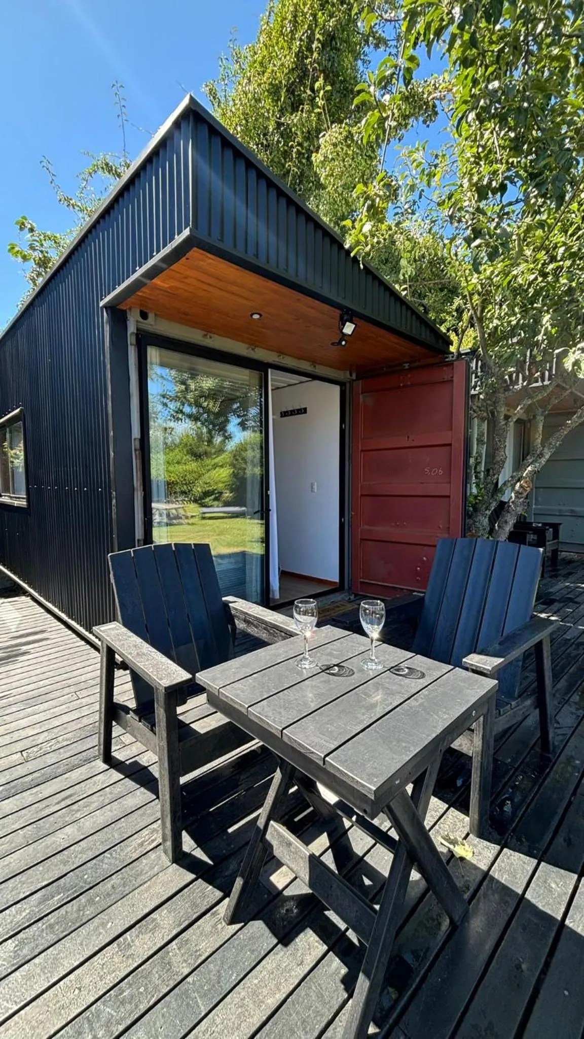 Patio in French Andes Apart Hostel