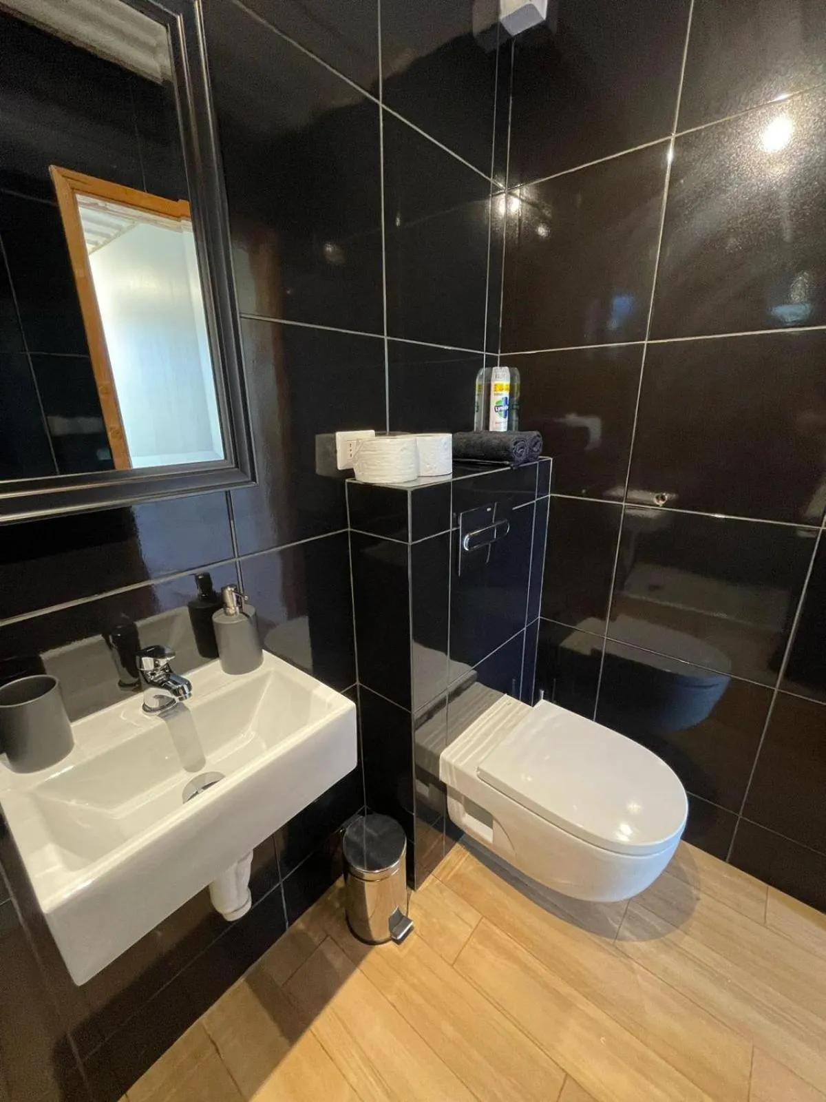 Toilet in French Andes Apart Hostel