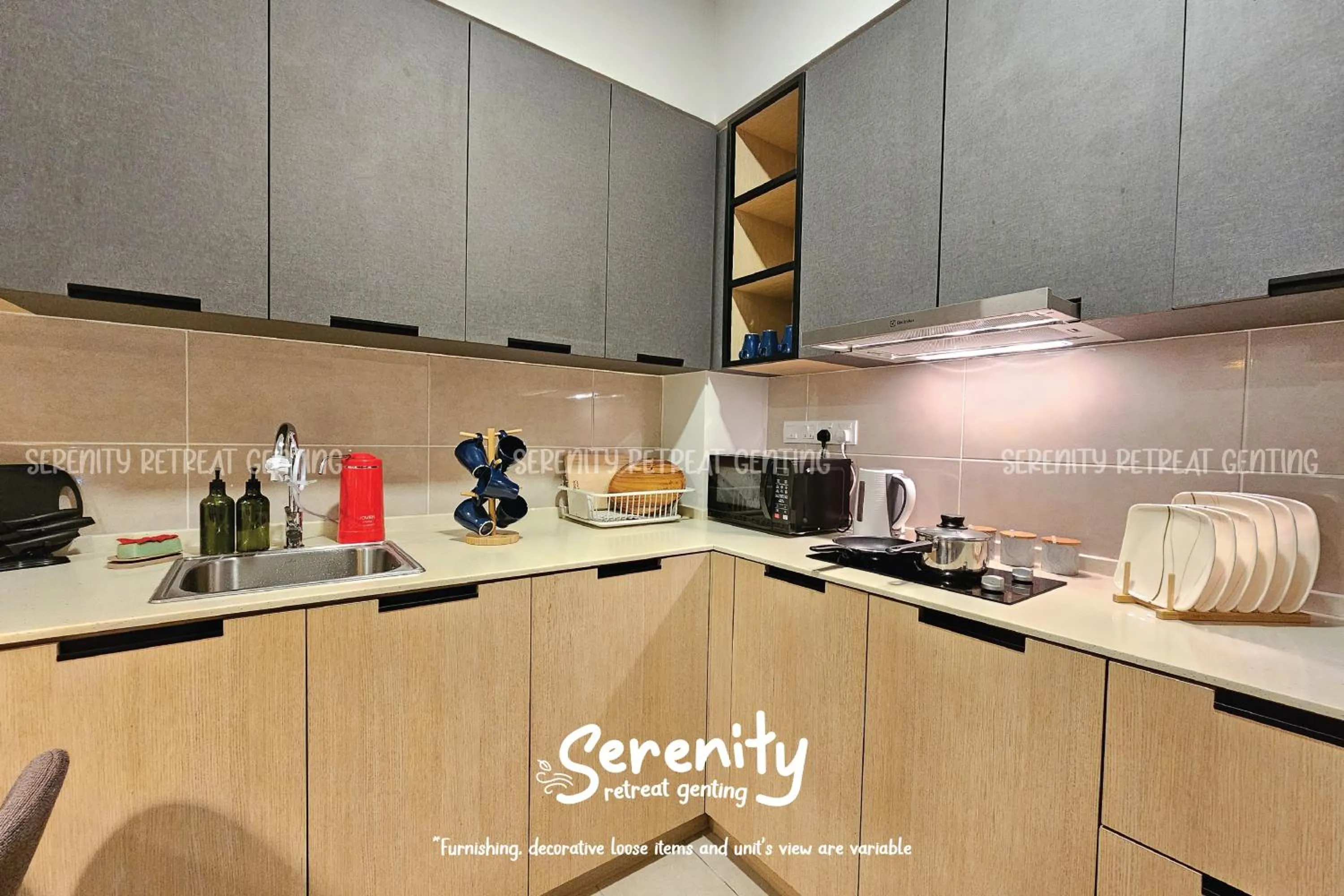 Kitchen or kitchenette in Windmill Upon Hills Serenity Retreat Genting