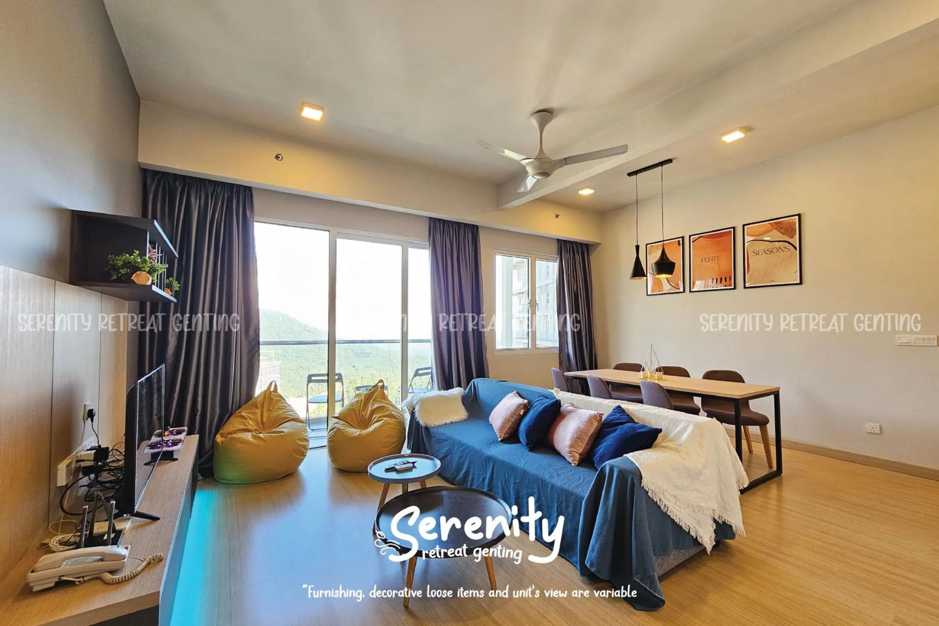 Bed in Windmill Upon Hills Serenity Retreat Genting