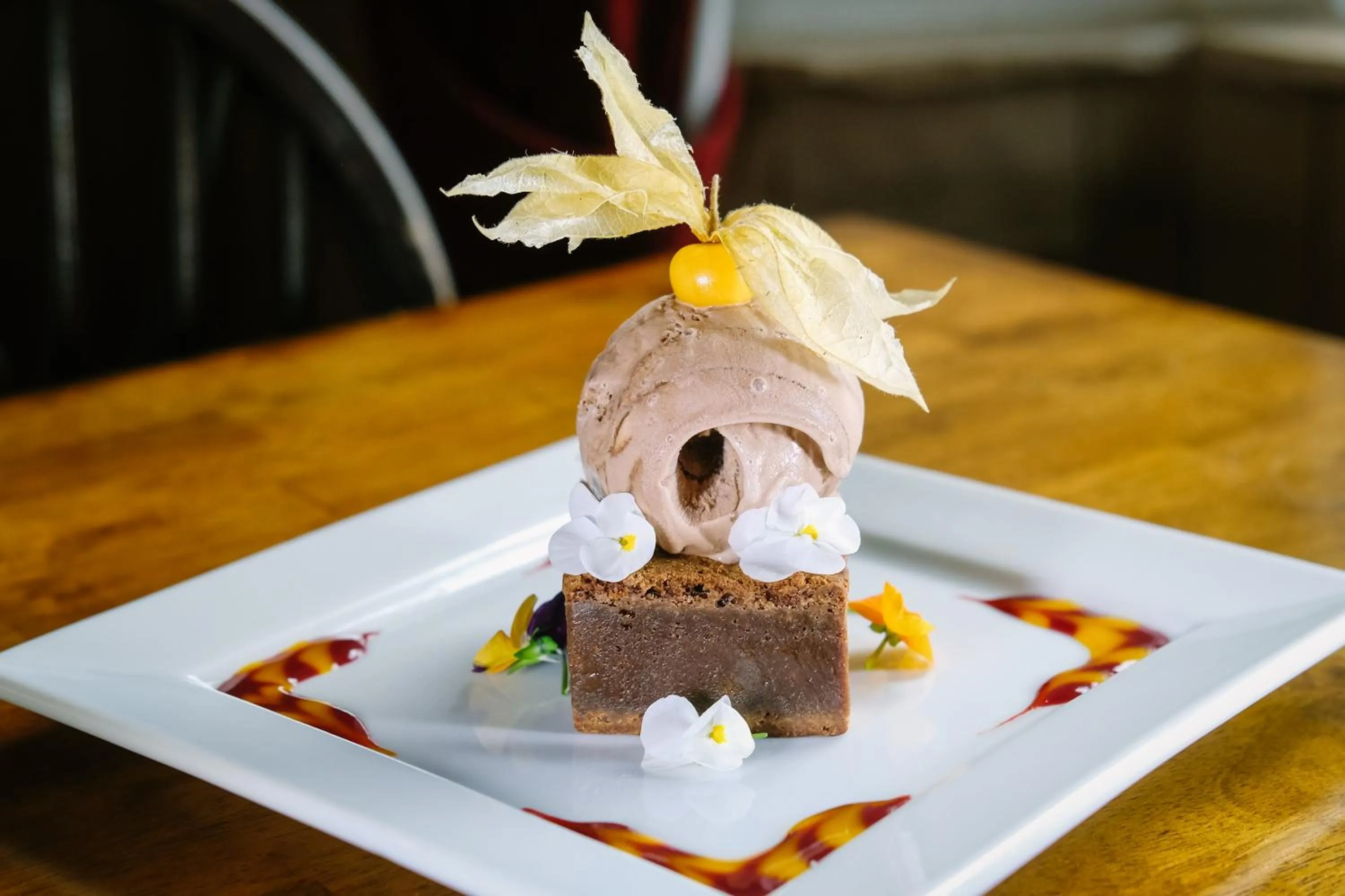 Food close-up in Sun Inn