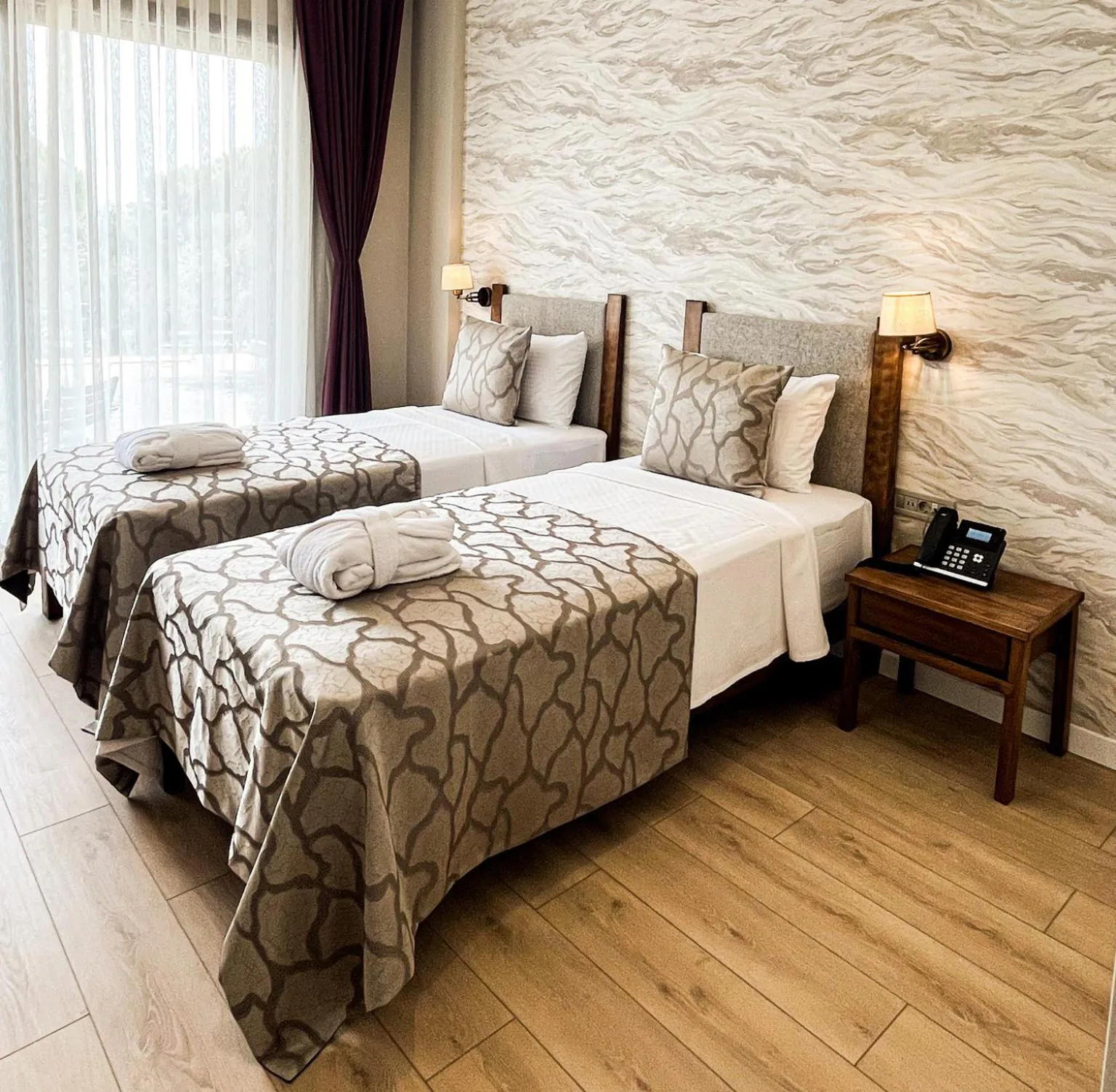 Bed in Dedeman Güre Nurhayat Thermal Resort&SPA