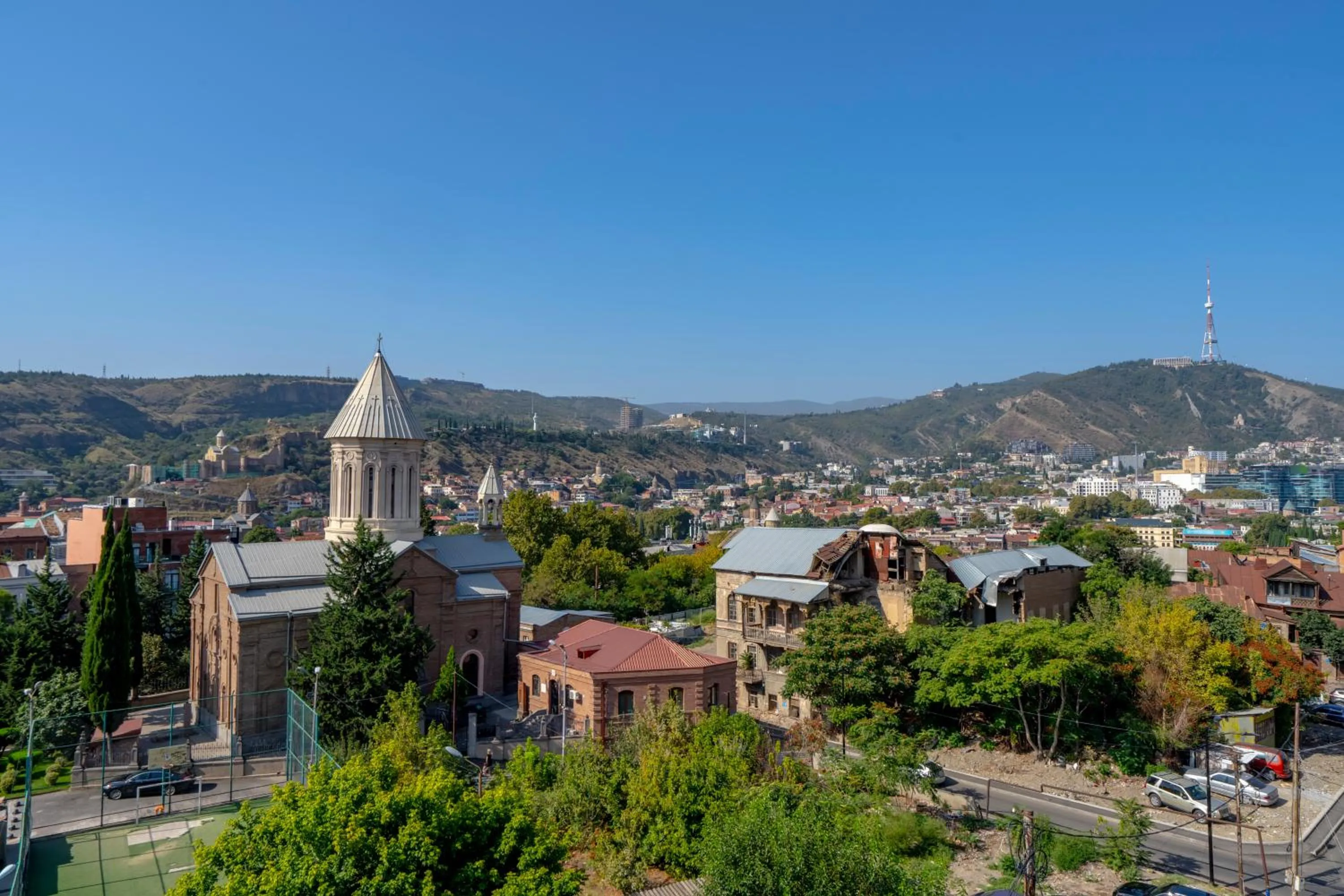 City view in Hotel Piazza Tbilisi