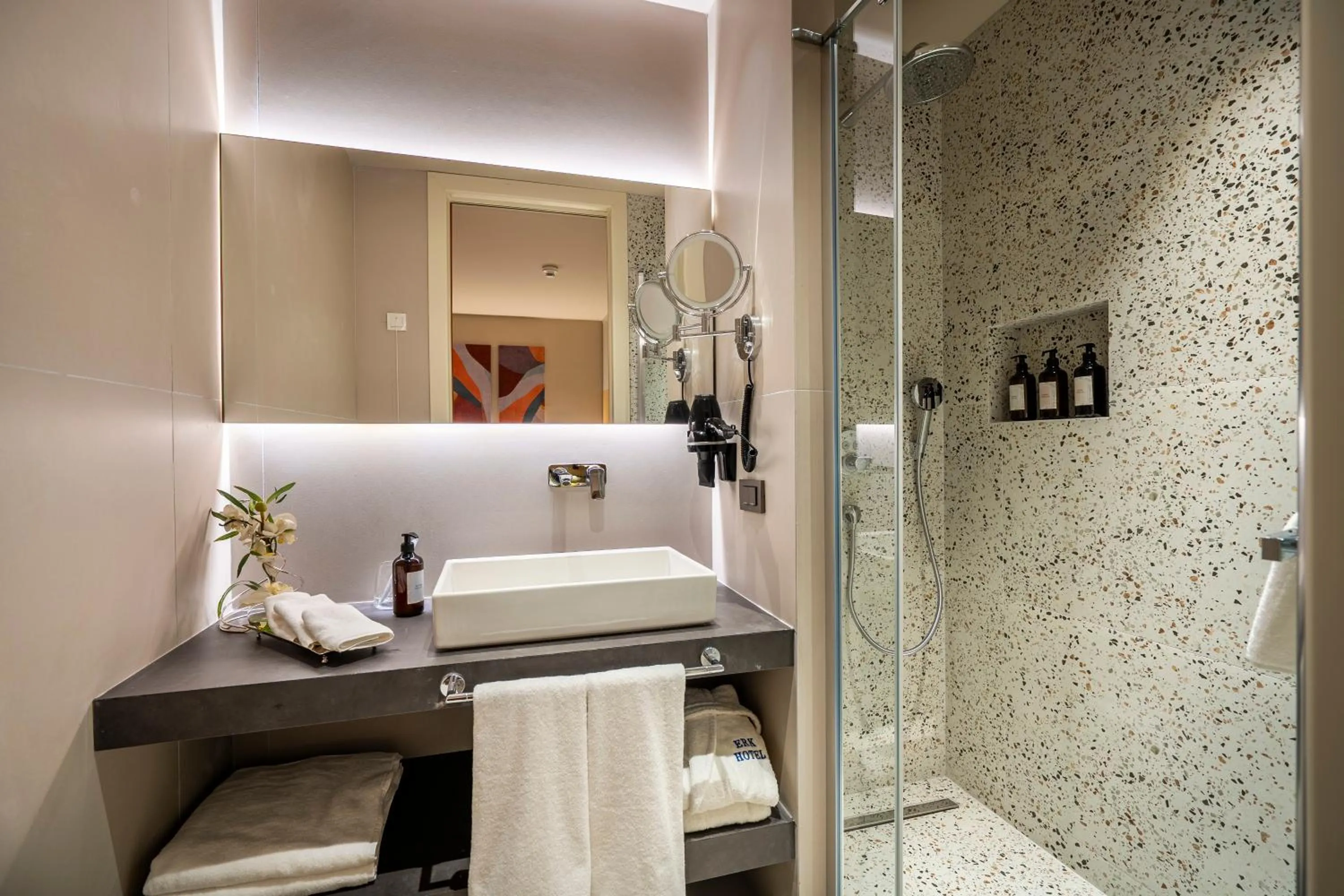 Bathroom in ERK Hotel