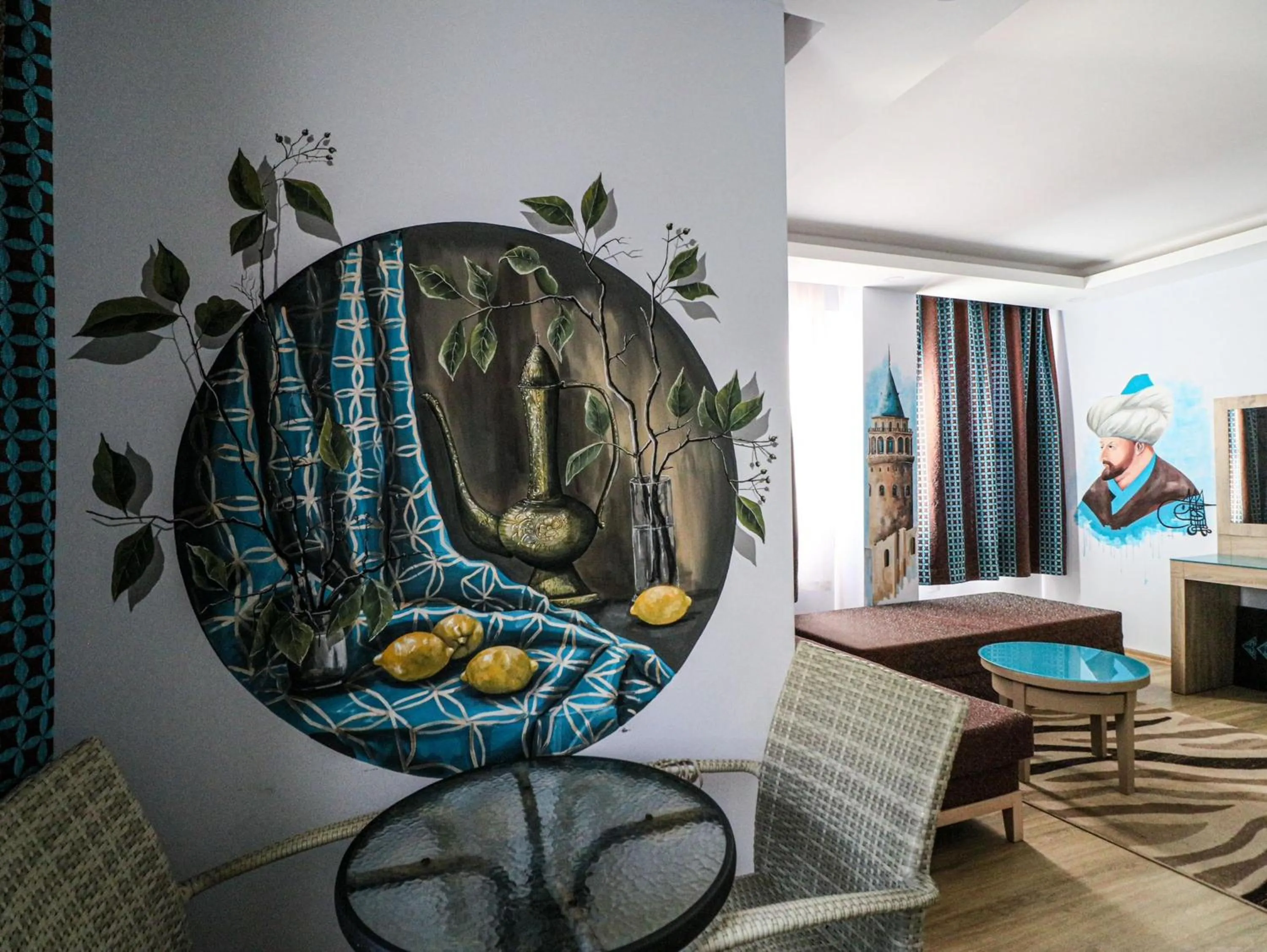 Decorative detail in Esma Apart Otel