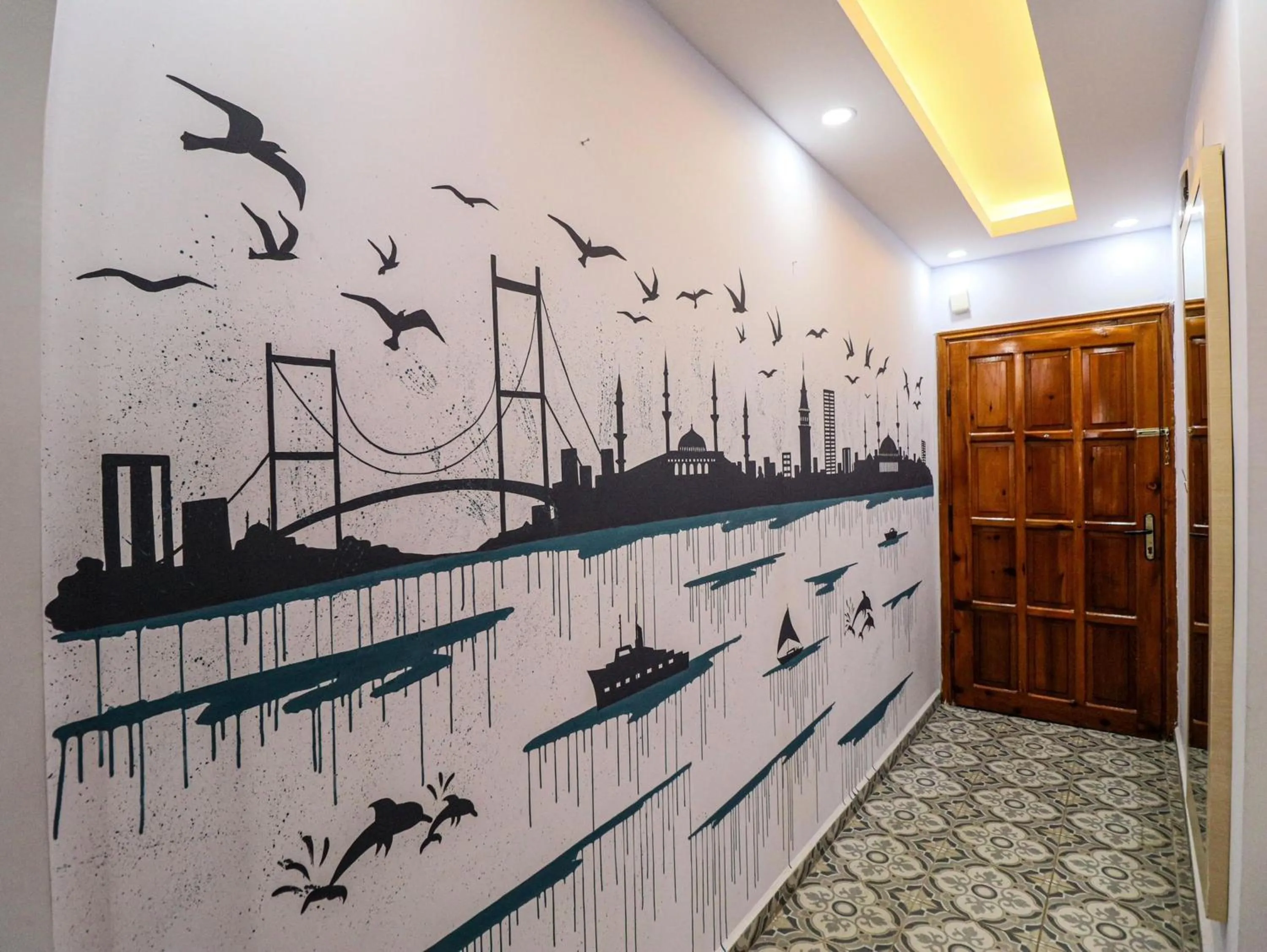 Decorative detail in Esma Apart Otel