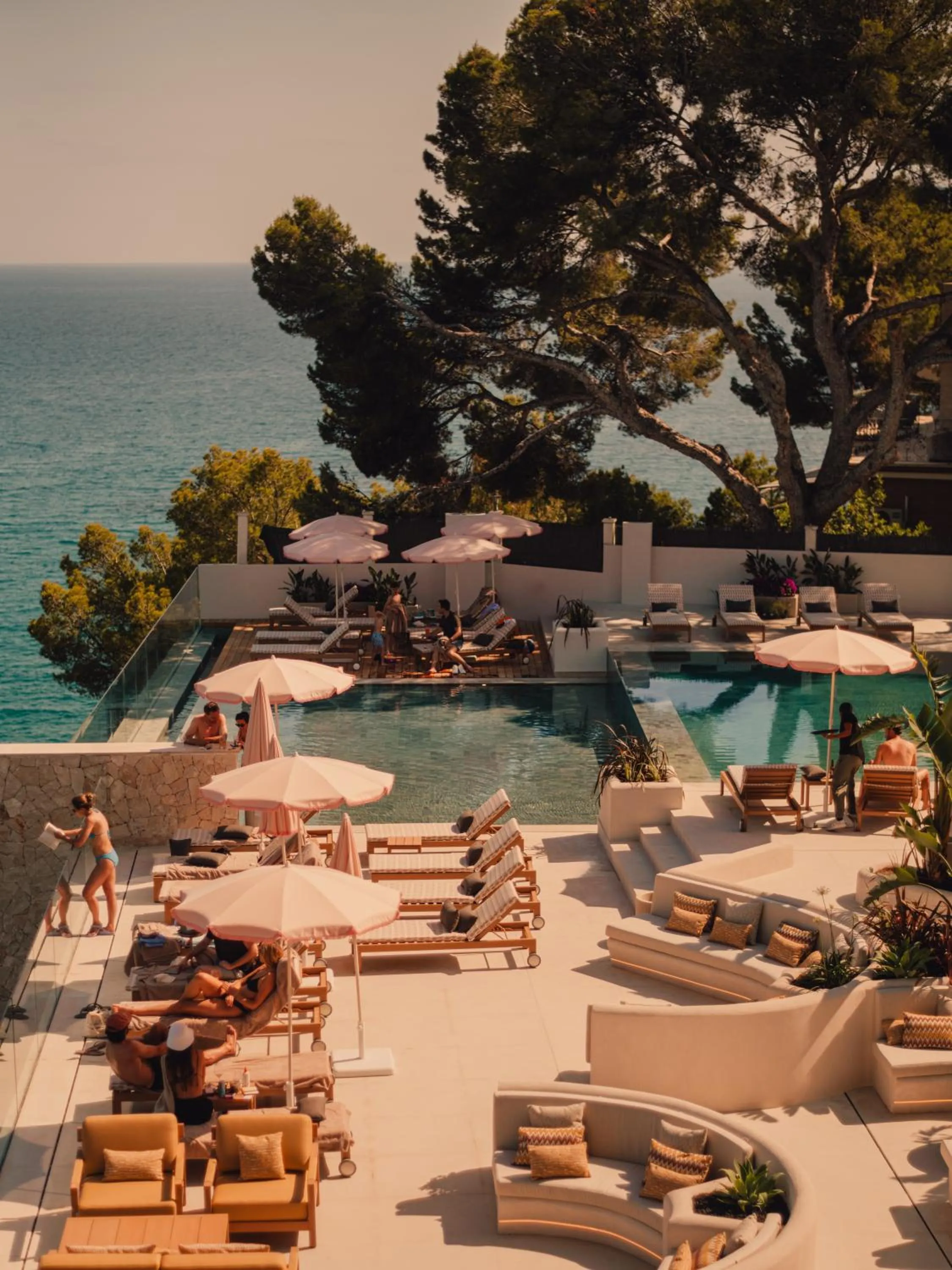 Pool view in Aethos Hotel Mallorca