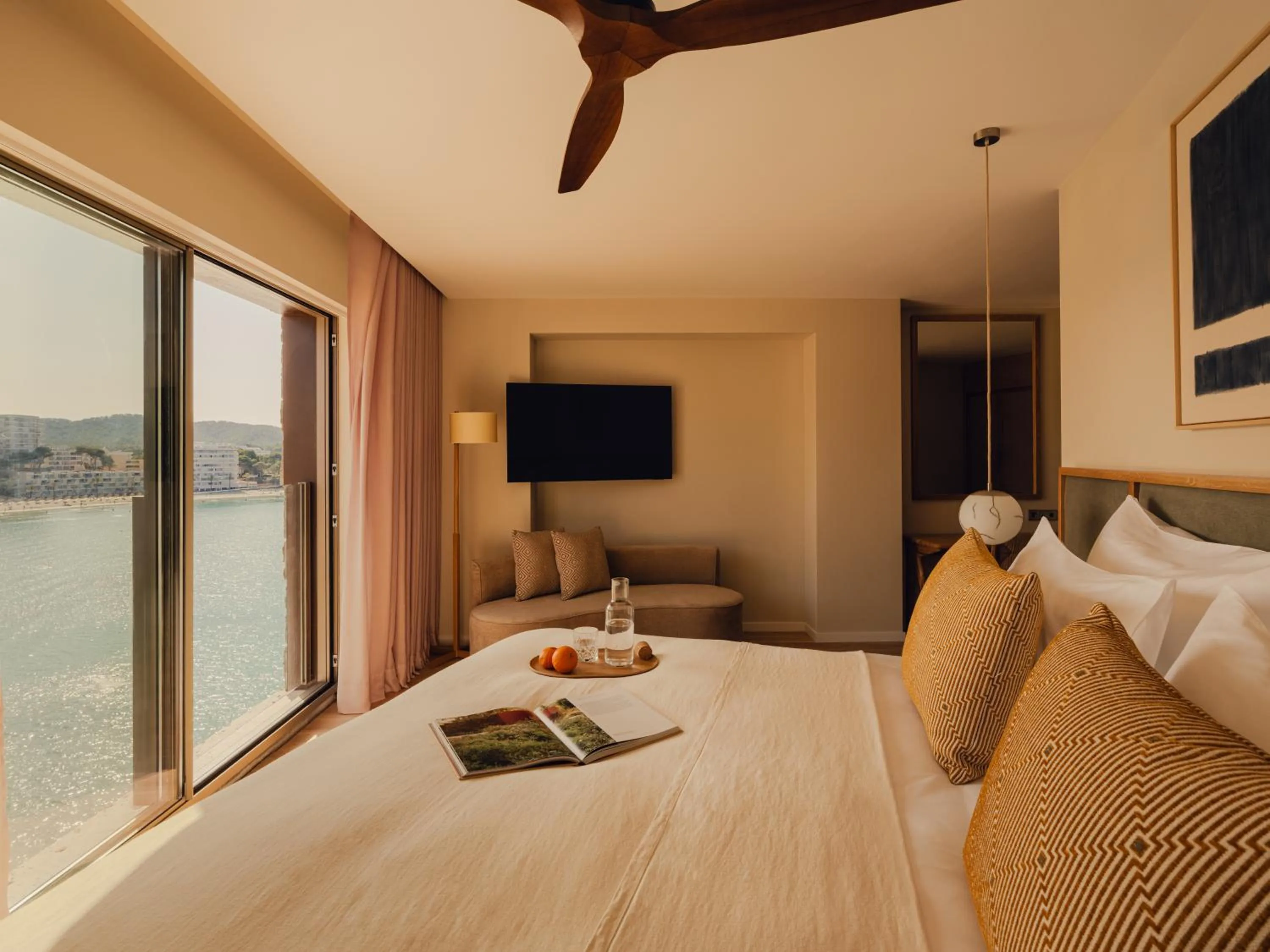 View (from property/room), Bed in Aethos Hotel Mallorca