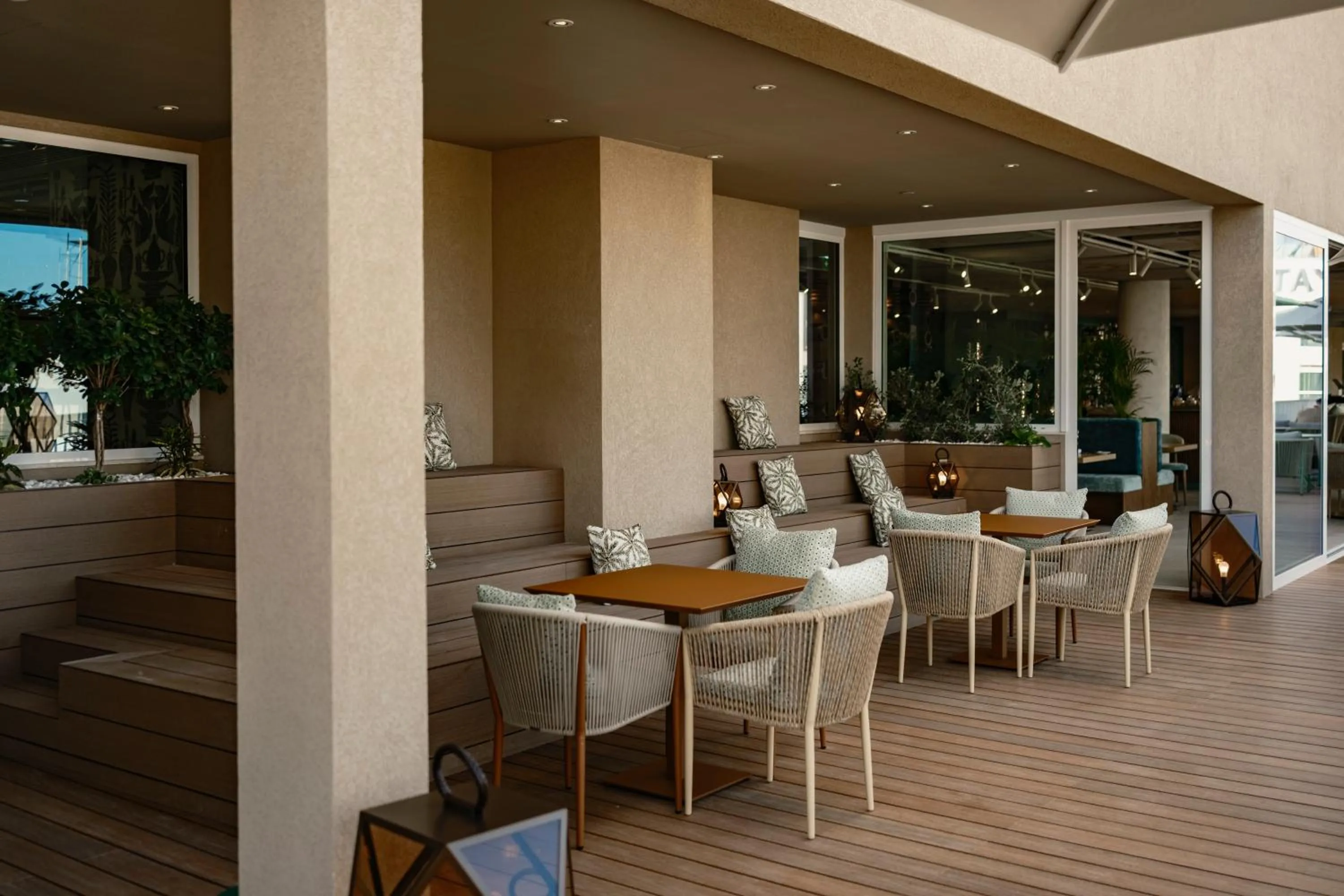 Patio in Hyatt Centric Malta