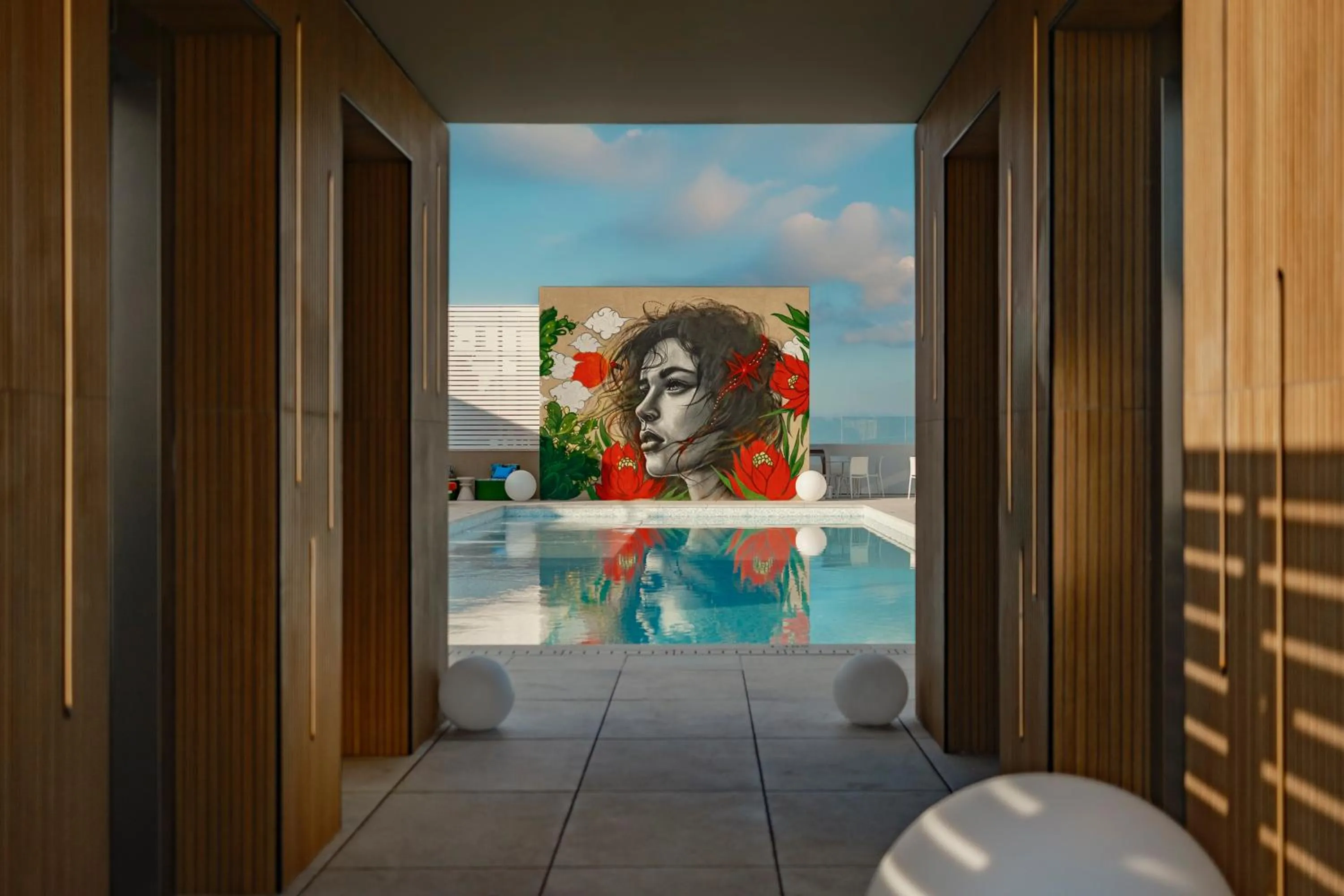 Swimming pool in Hyatt Centric Malta